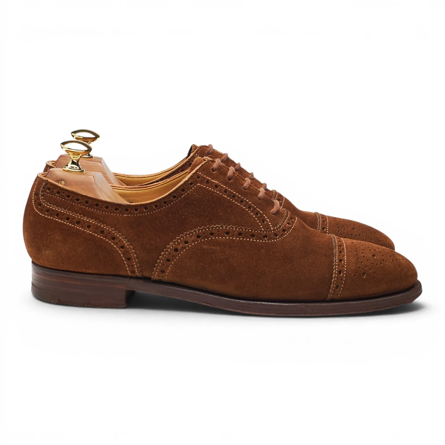 'Westfield' Snuff Brown Suede Oxford Brogues UK 6.5 E