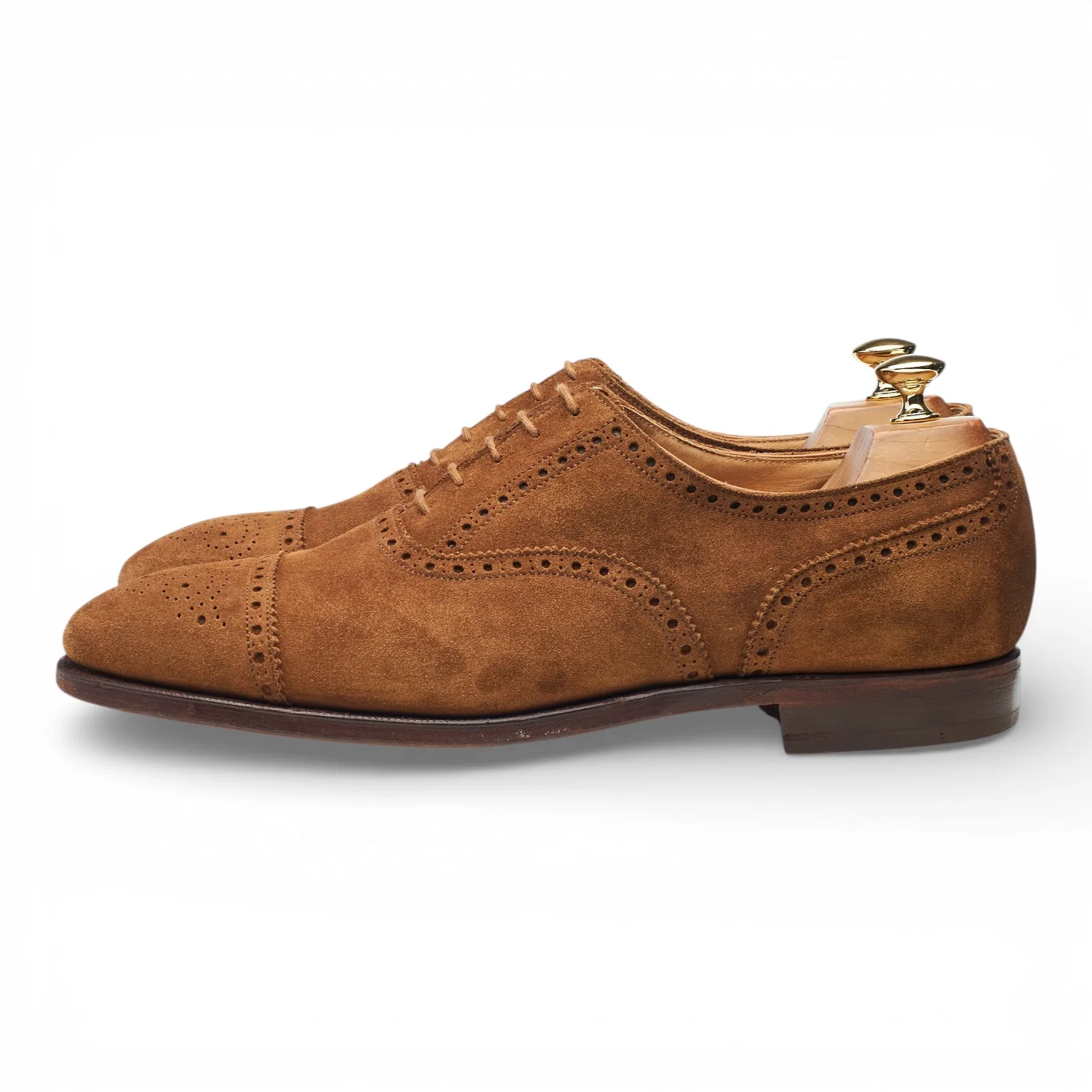 'Westfield' Snuff Brown Suede Oxford Brogues UK 10 E - Image 3