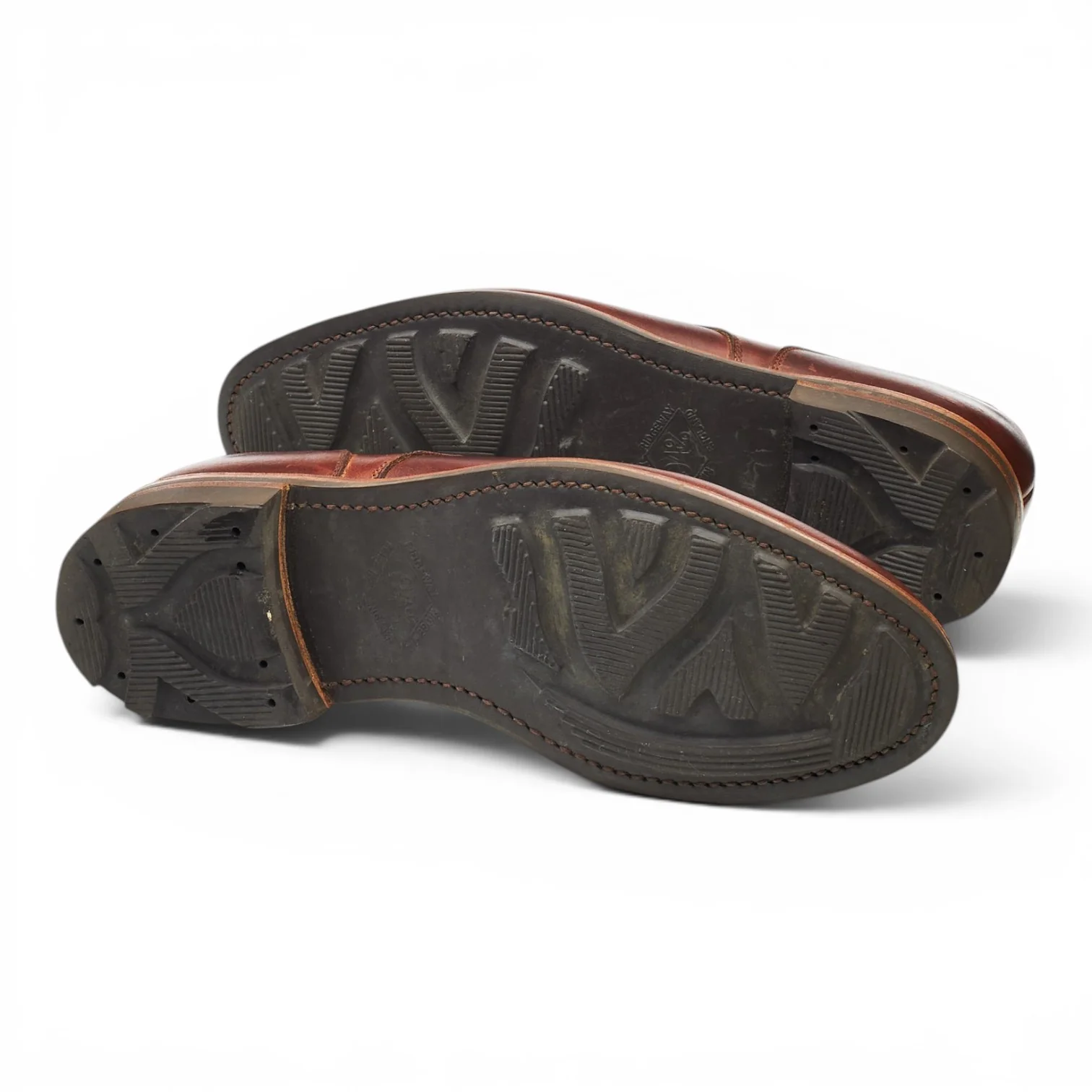 'Wexford' Brown Leather Split Toe Derby UK 7.5 E - Image 5