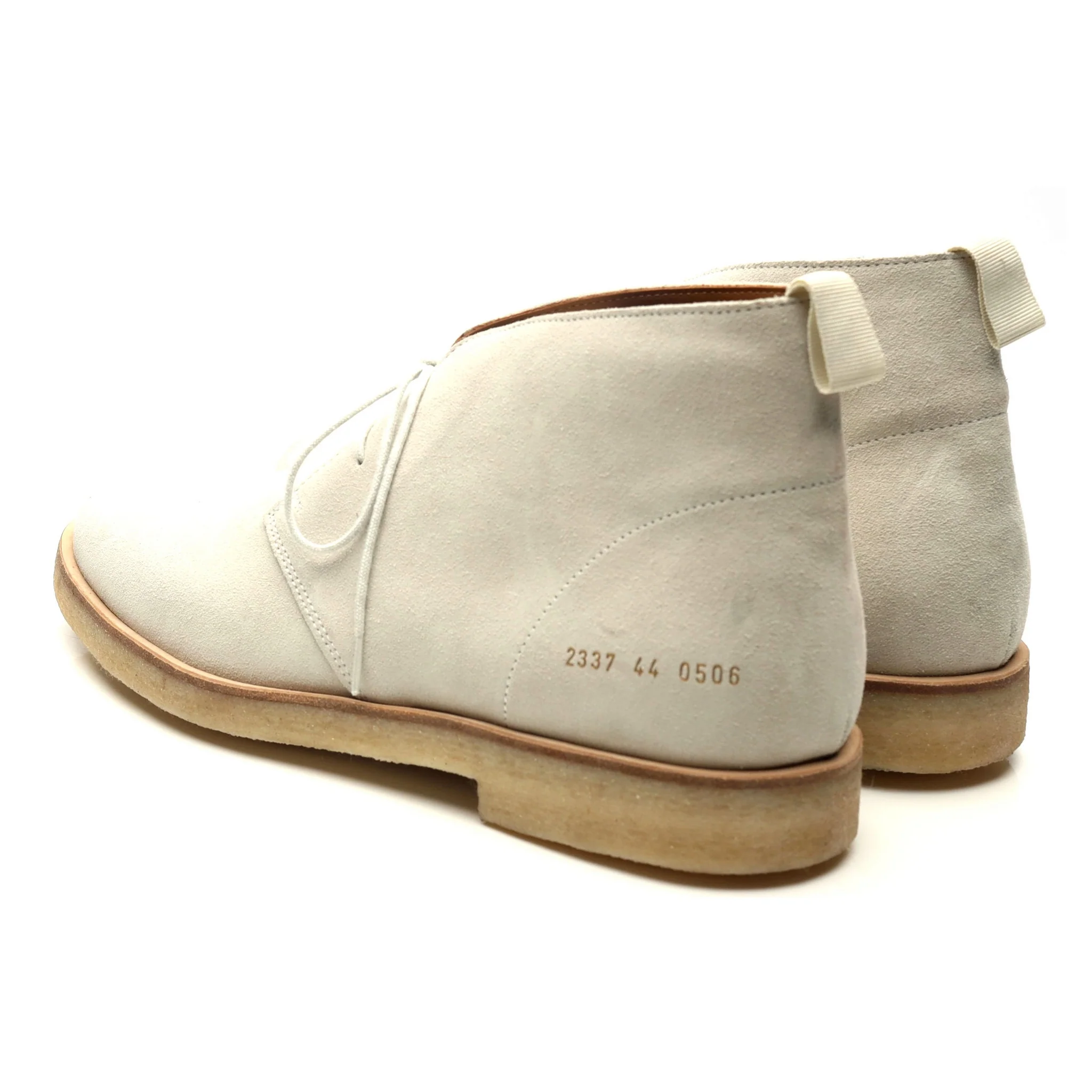 White Suede Chukka Boots UK 10 EU 44 - Image 3