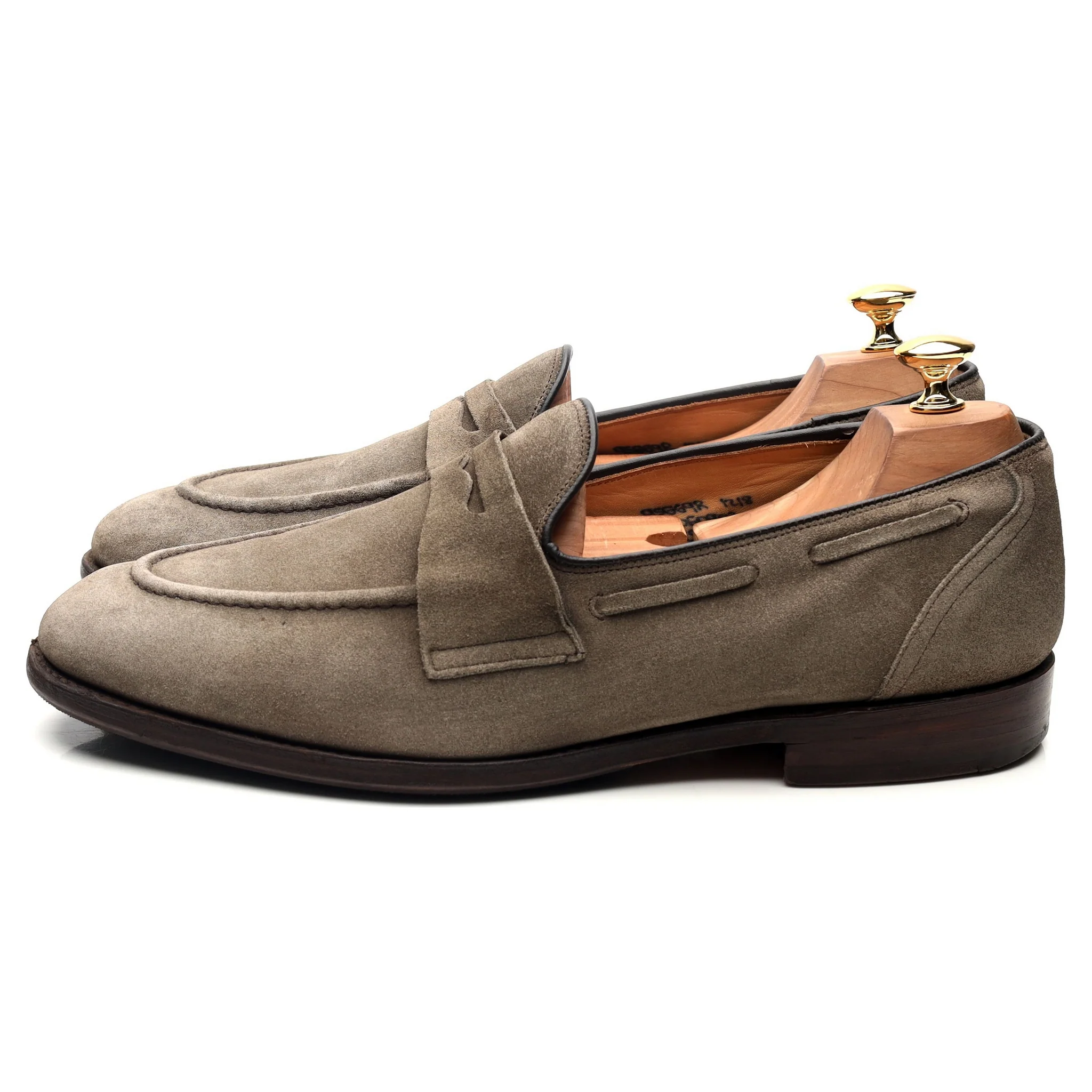 'Widnes' Stone Suede Loafers UK 9.5 G - Image 2
