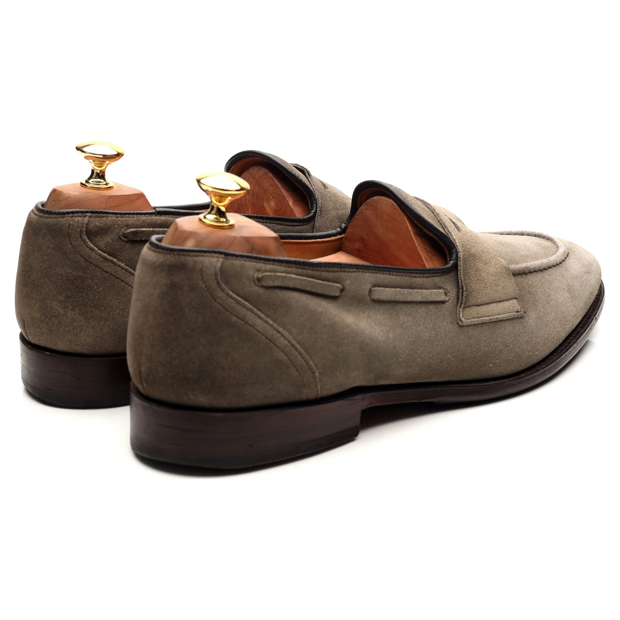 'Widnes' Stone Suede Loafers UK 9.5 G - Image 5