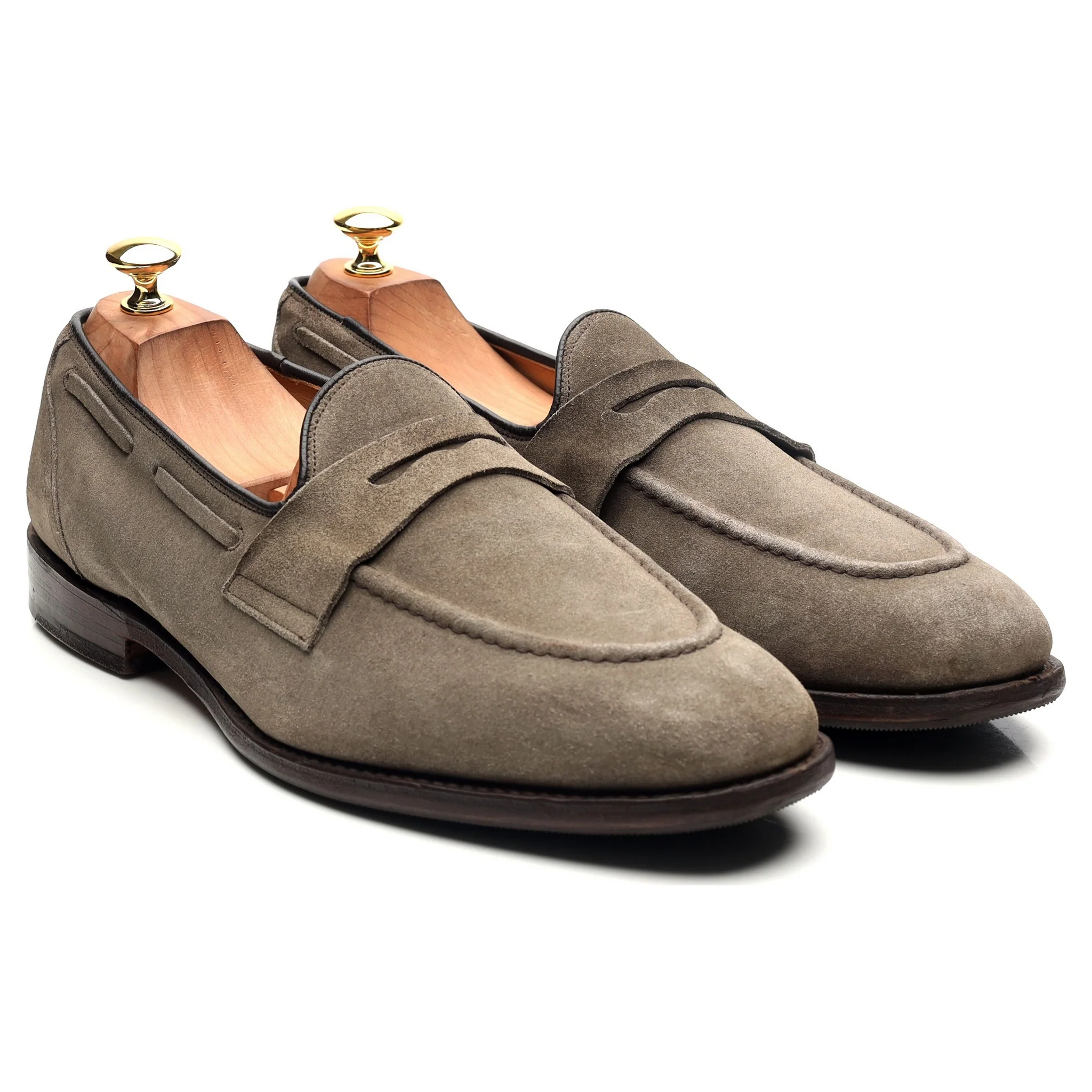'Widnes' Stone Suede Loafers UK 9.5 G - Image 7