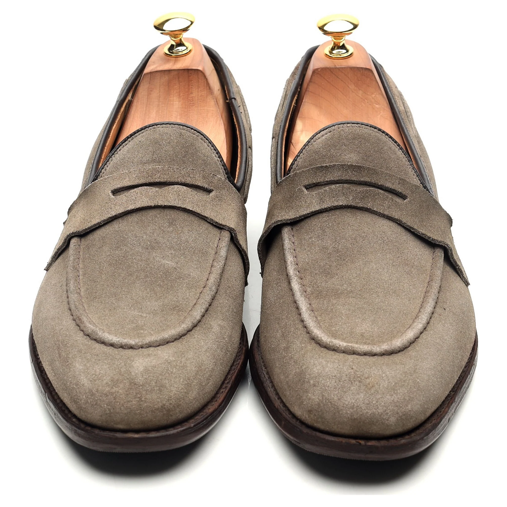 'Widnes' Stone Suede Loafers UK 9.5 G - Image 9