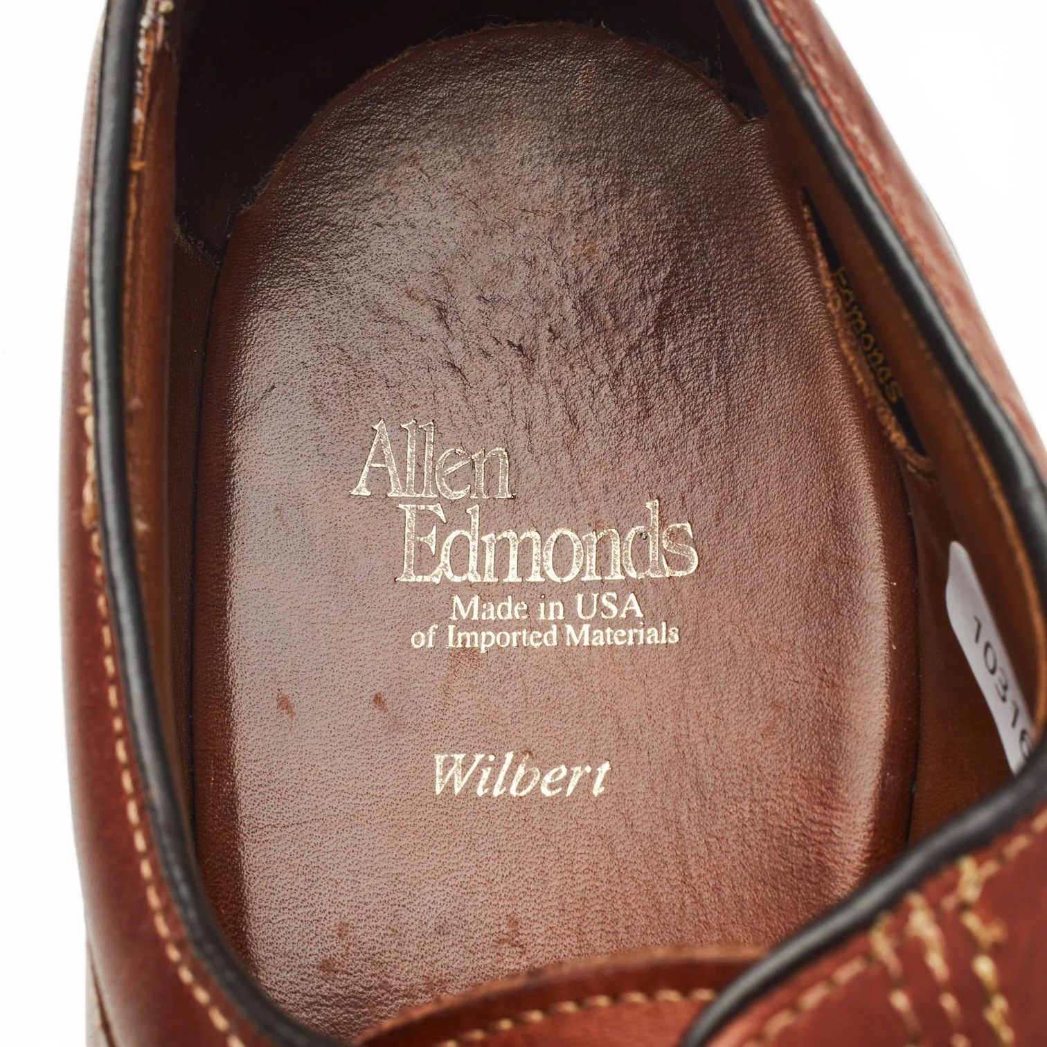 'Wilbert' Tan Brown Leather Derby Split Toe UK 10 US 11 C - Image 6