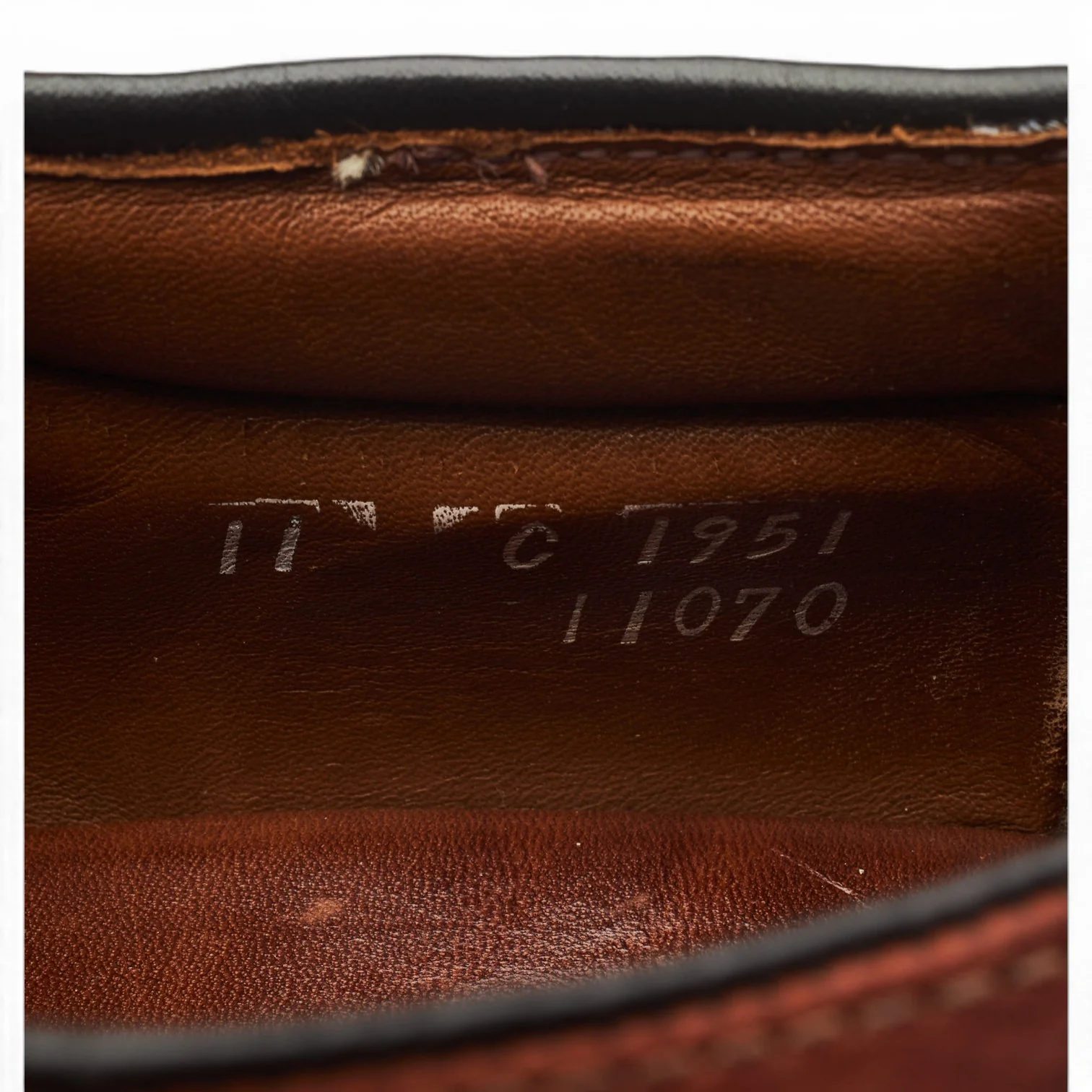'Wilbert' Tan Brown Leather Derby Split Toe UK 10 US 11 C - Image 7
