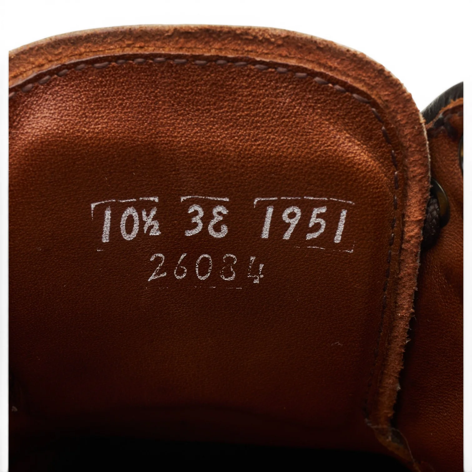 'Wilbert' Tan Brown Leather Split Toe Derby UK 10 US 10.5 EEE - Image 7