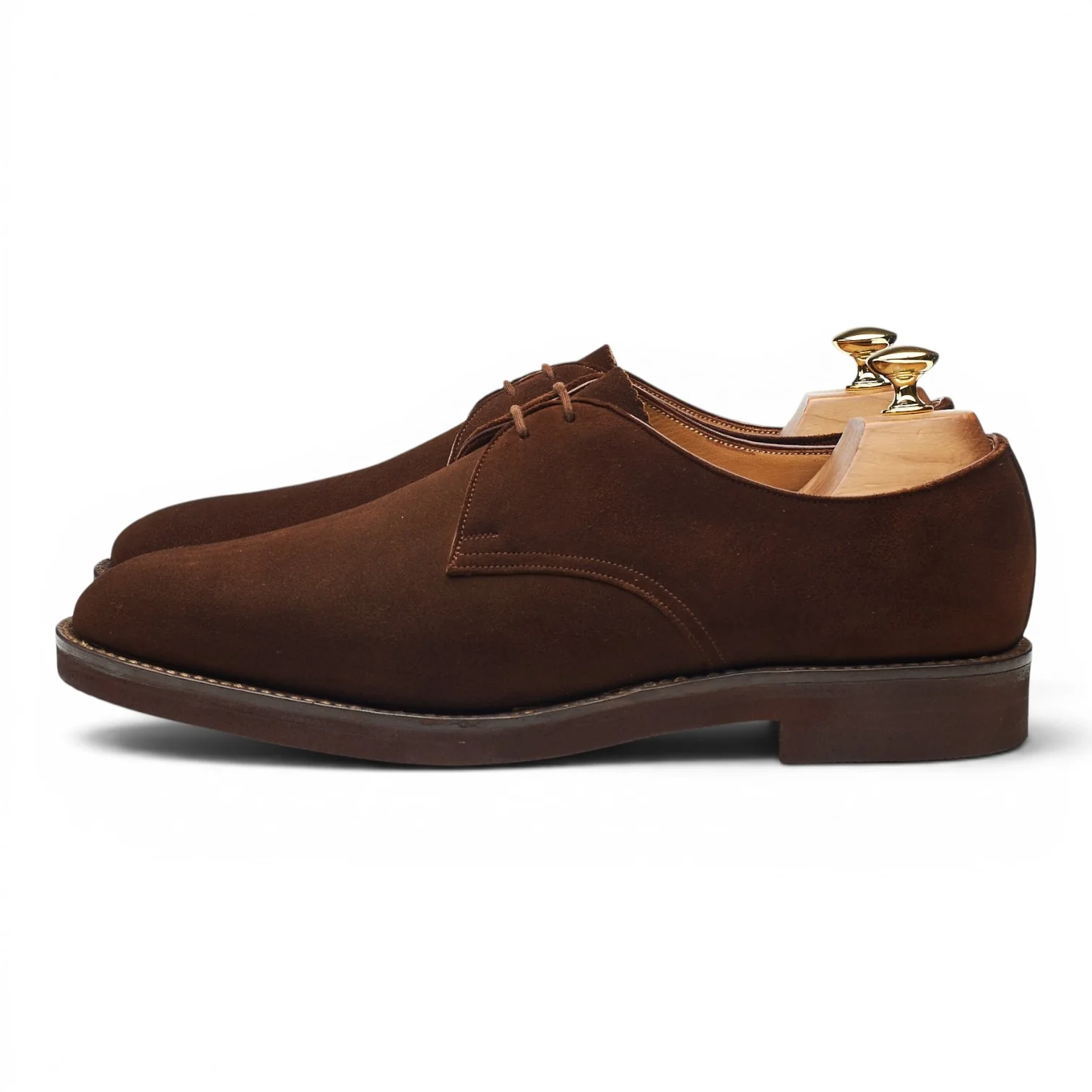 Wildsmith Dark Brown Suede Derby UK 10.5 D - Image 3