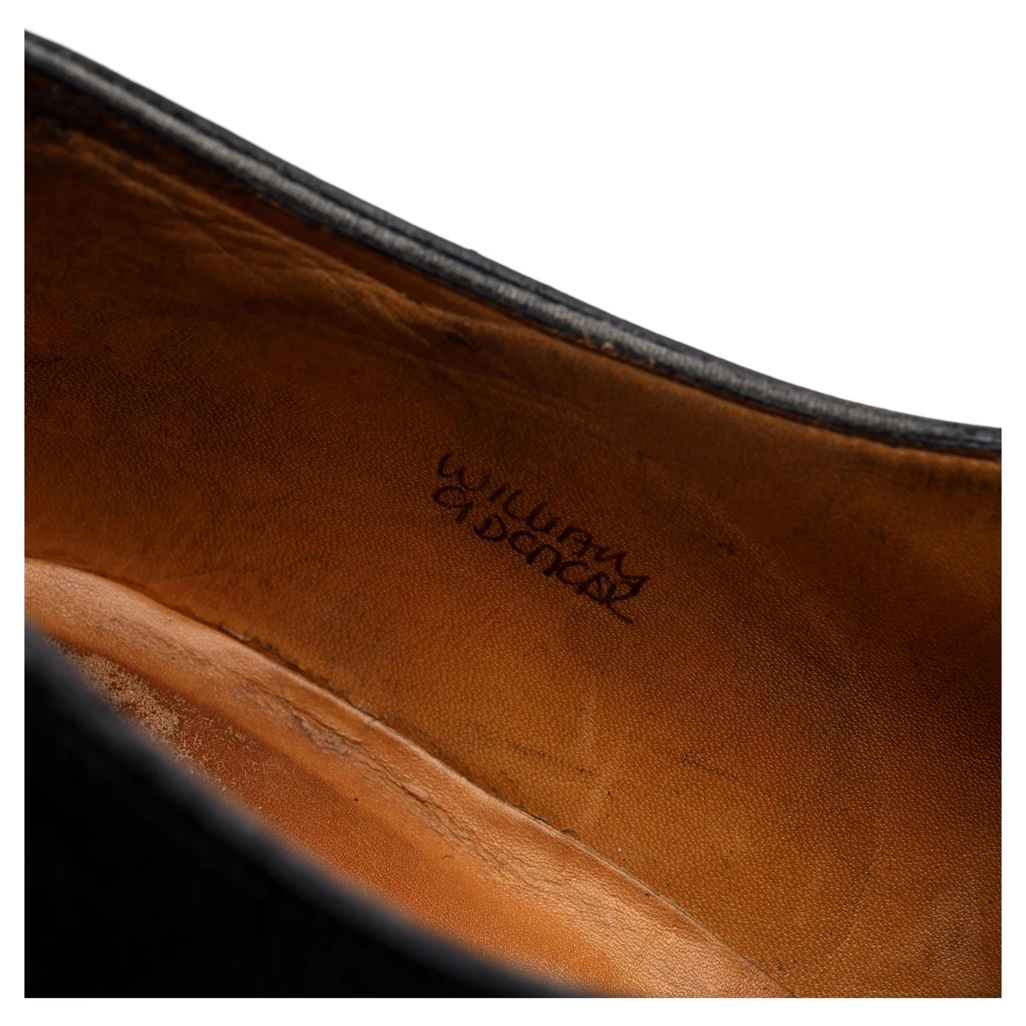 'William' Black Grain Leather Double Monk Strap UK 9 D - Image 7