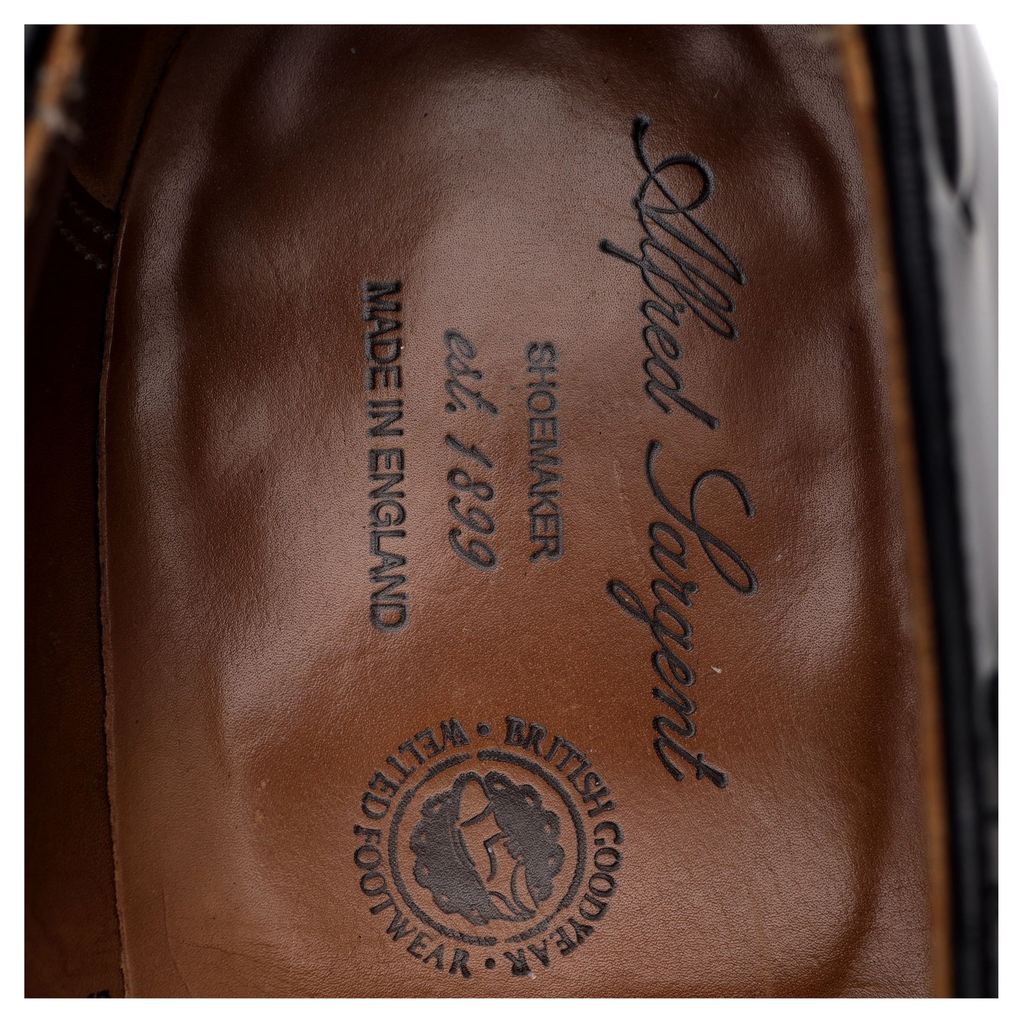 'Windsor' Black Leather Tassel Loafers UK 9 EX - Image 12