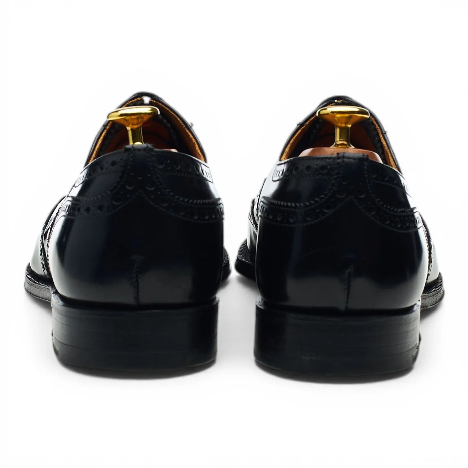'Wingate' Black Leather Oxford Brogues UK 8.5 G - Image 4