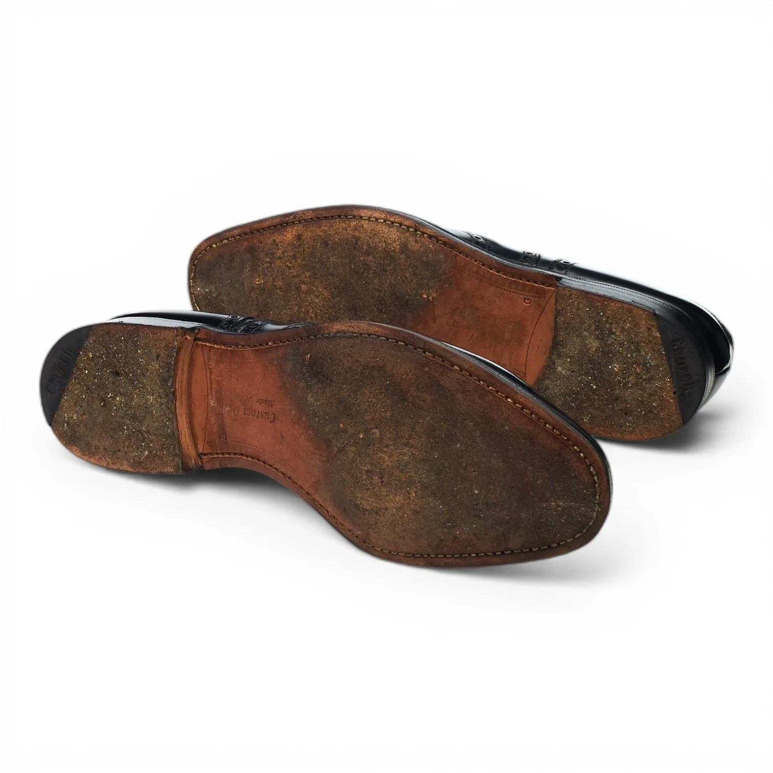 'Wingate' Black Leather Oxford Brogues UK 8.5 G - Image 5