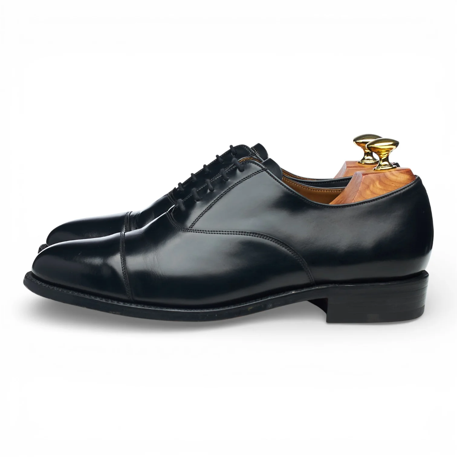 'Winsford' Black Leather Oxford UK 7 G - Image 3