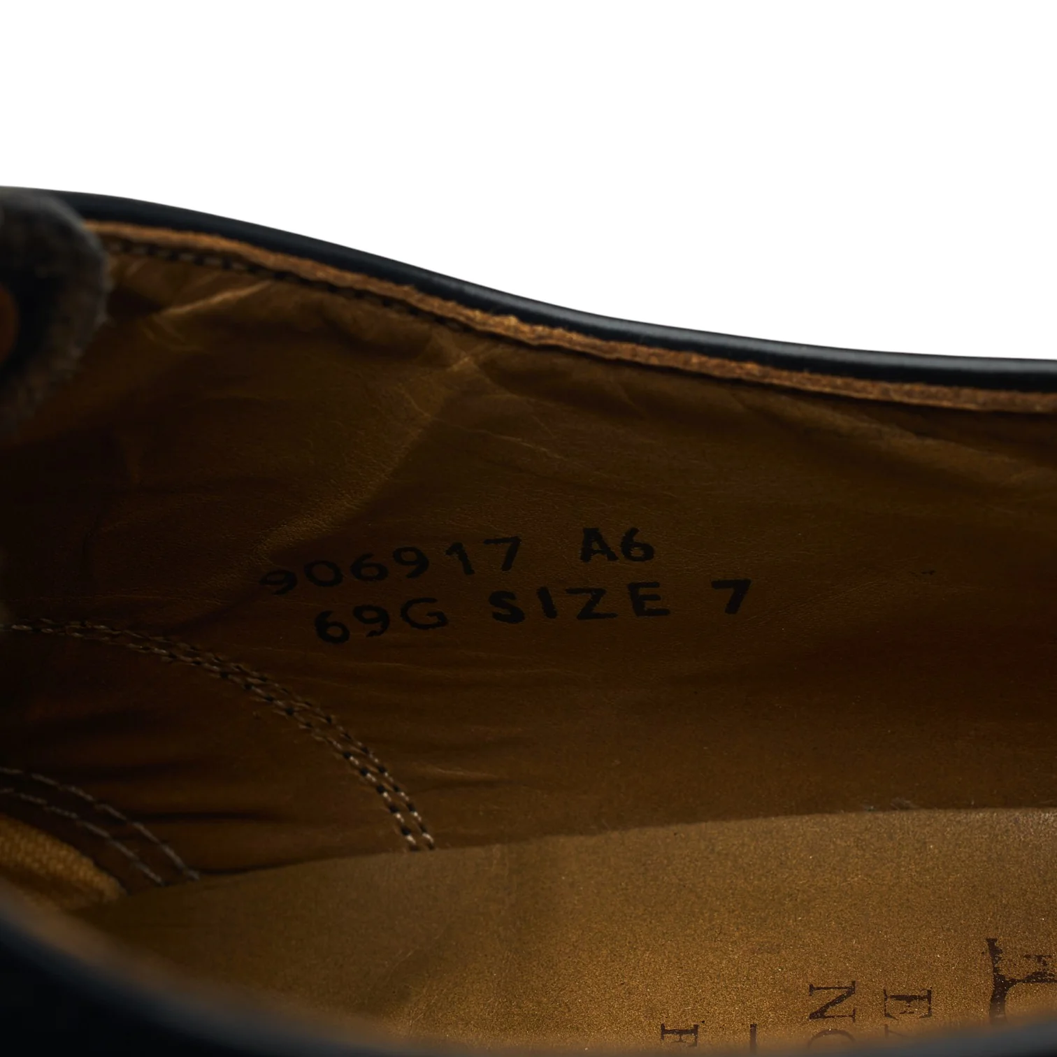 'Winsford' Black Leather Oxford UK 7 G - Image 8