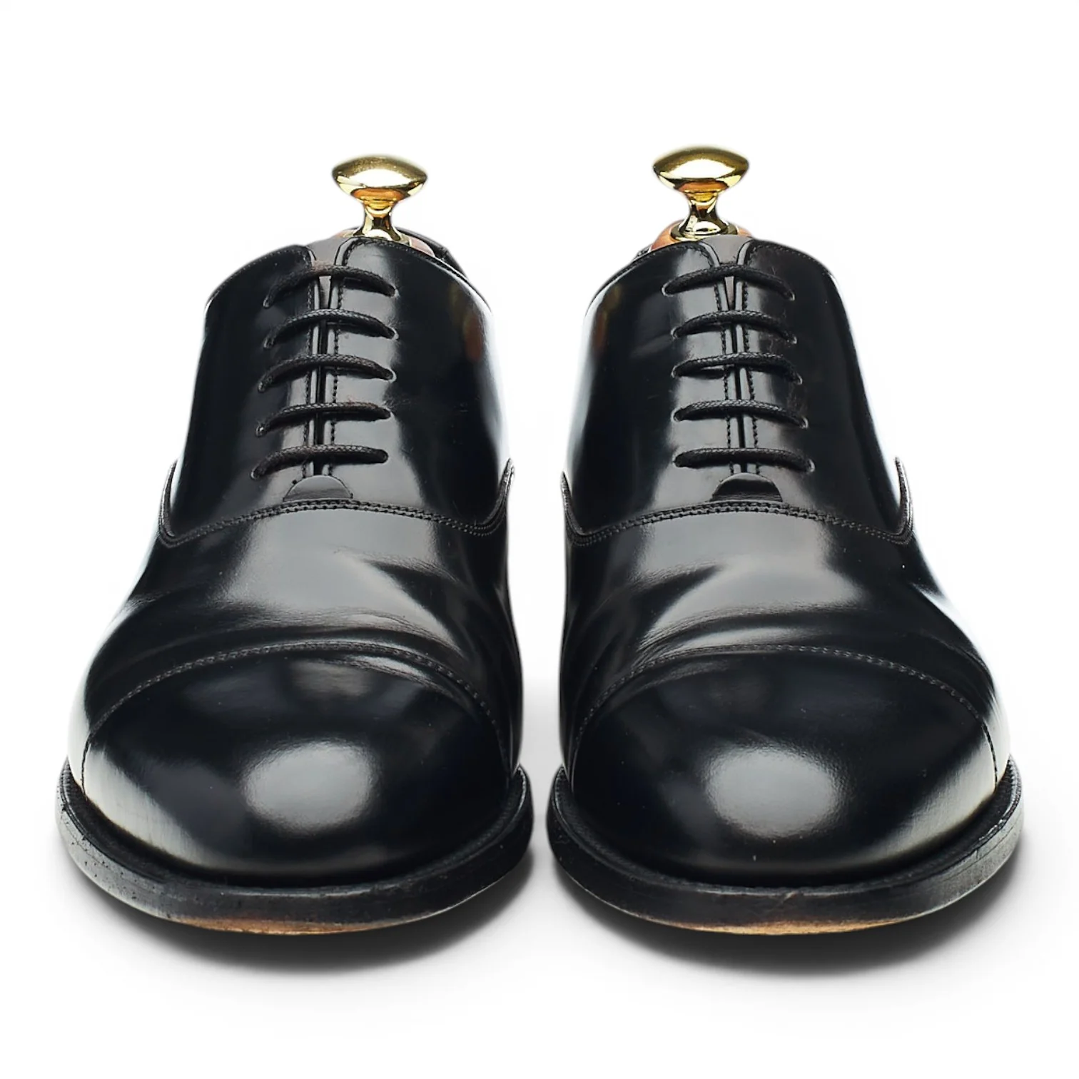 'Winsford' Black Leather Oxford UK 7 G - Image 2