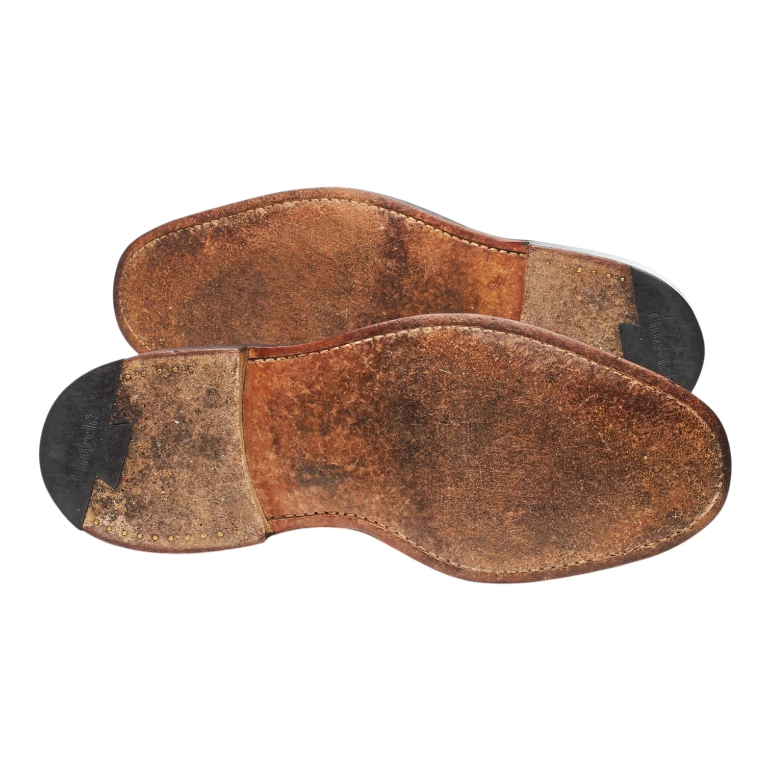 'Wirral' Brown Grain Leather Derby Brogues UK 7 G - Image 5