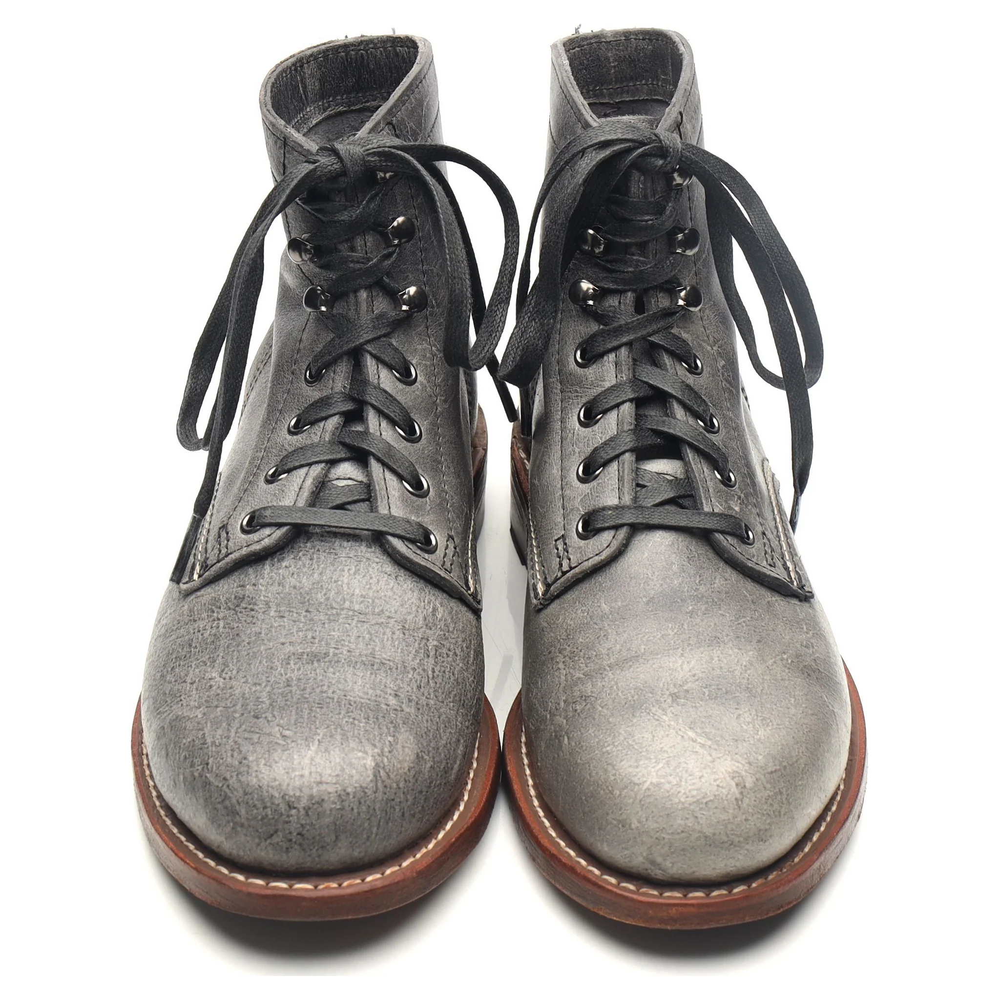 1000 Mile 'Evans' Grey Leather Boots UK 6.5 US 7.5 - Image 9