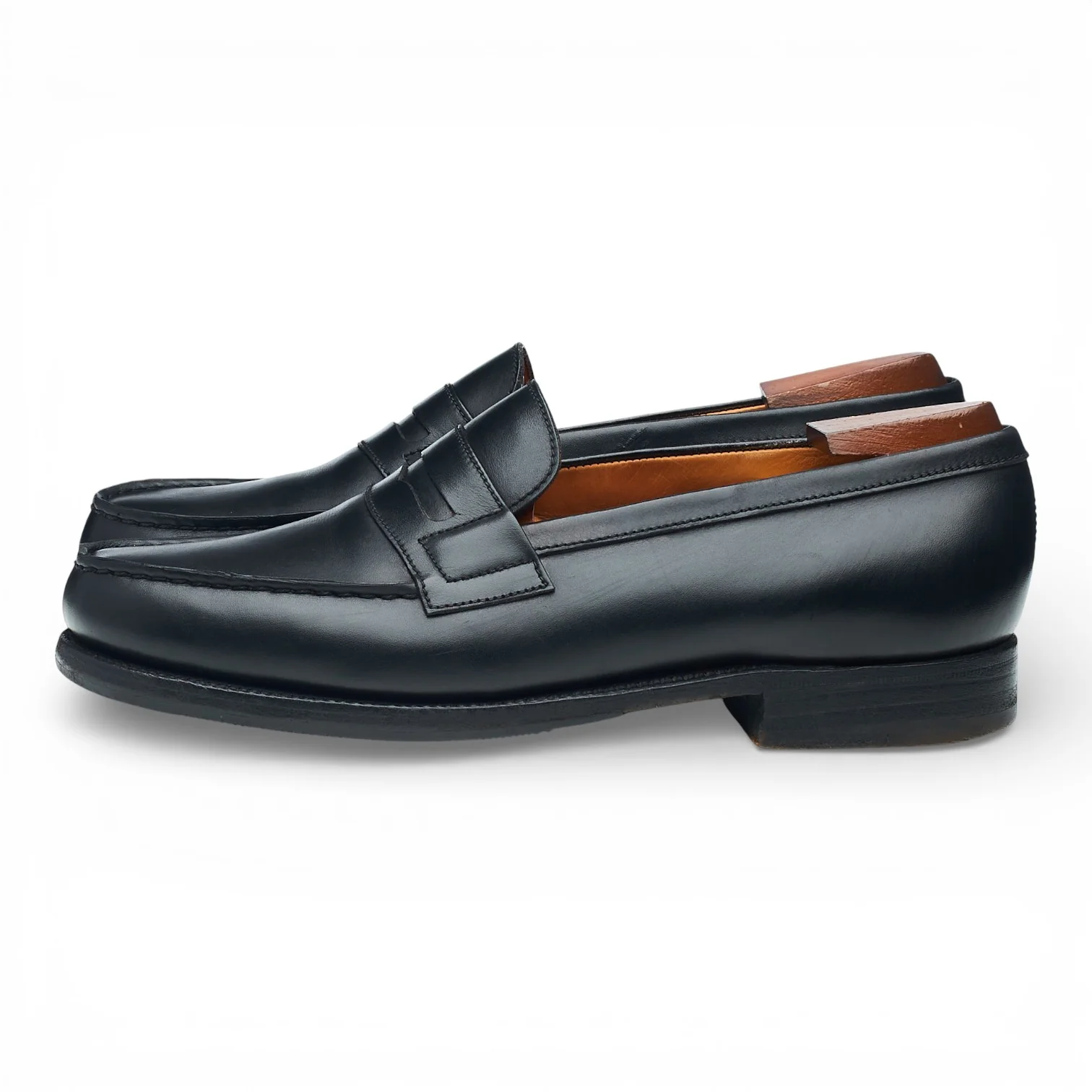 Women's '180 Mocassin' Black Leather Loafers 3.5 C UK 4.5 - Image 3