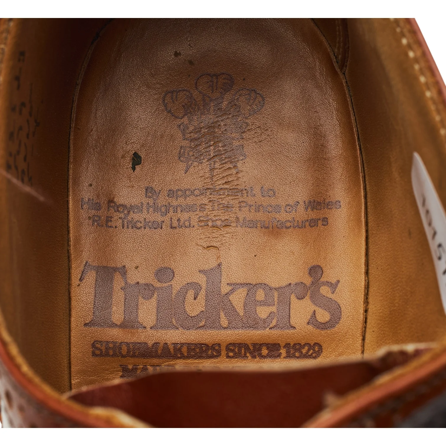 Women's 'Anne' Tan Brown Leather Derby Brogues UK 5 - Image 6
