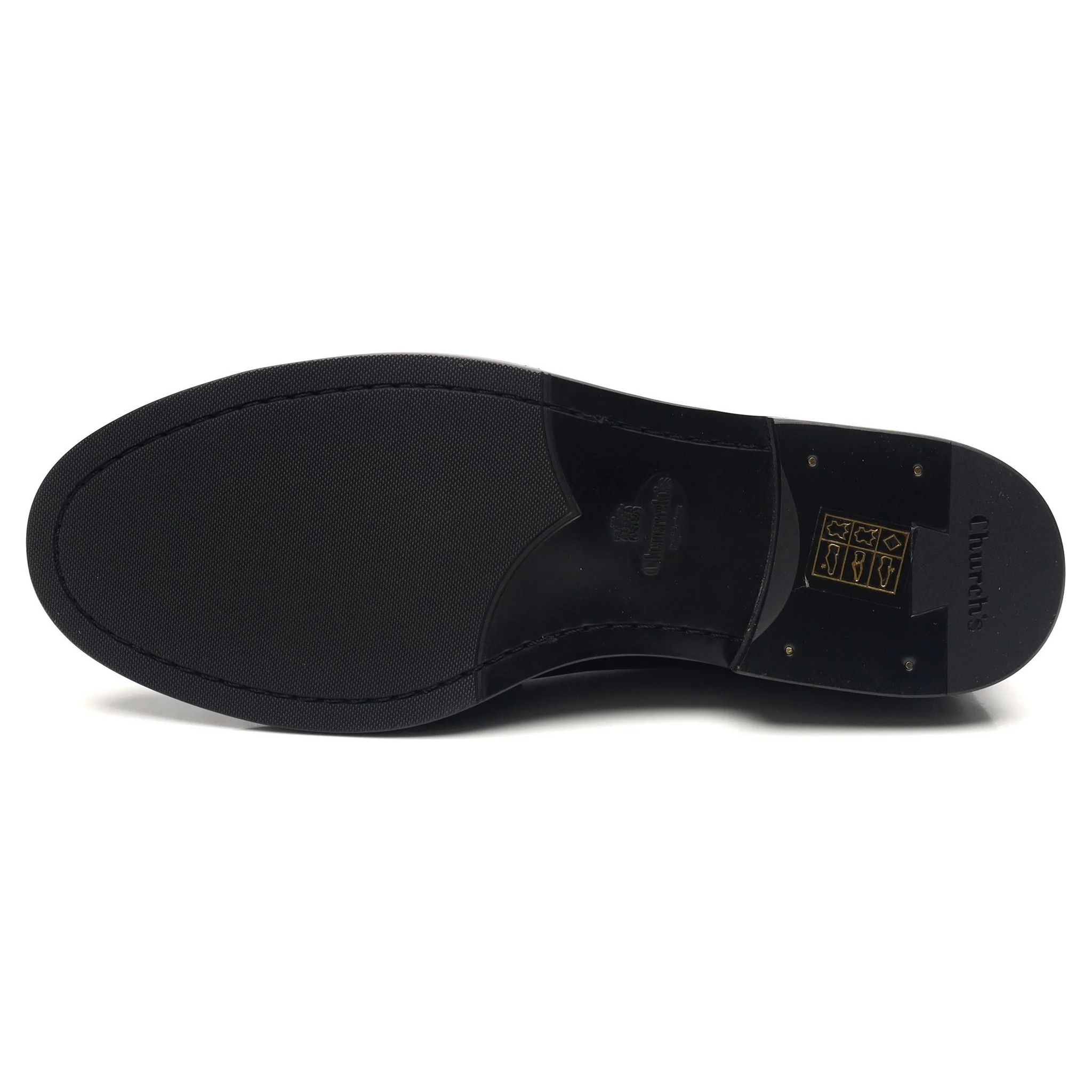 Women's Black Leather Derby UK 6 EU 39 - Image 10