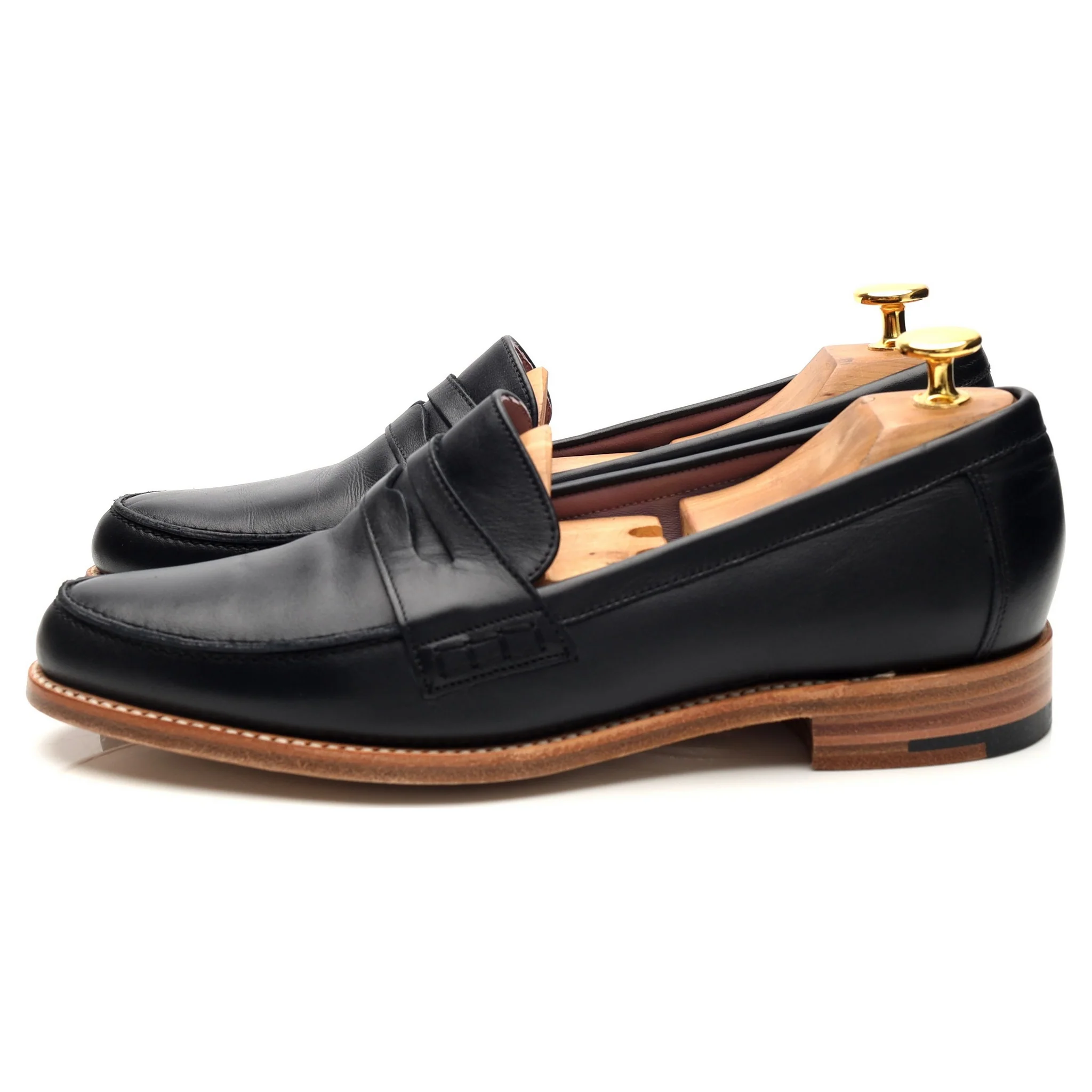 Women's 'Harriet' Black Leather Loafers UK 6.5 D - Image 3