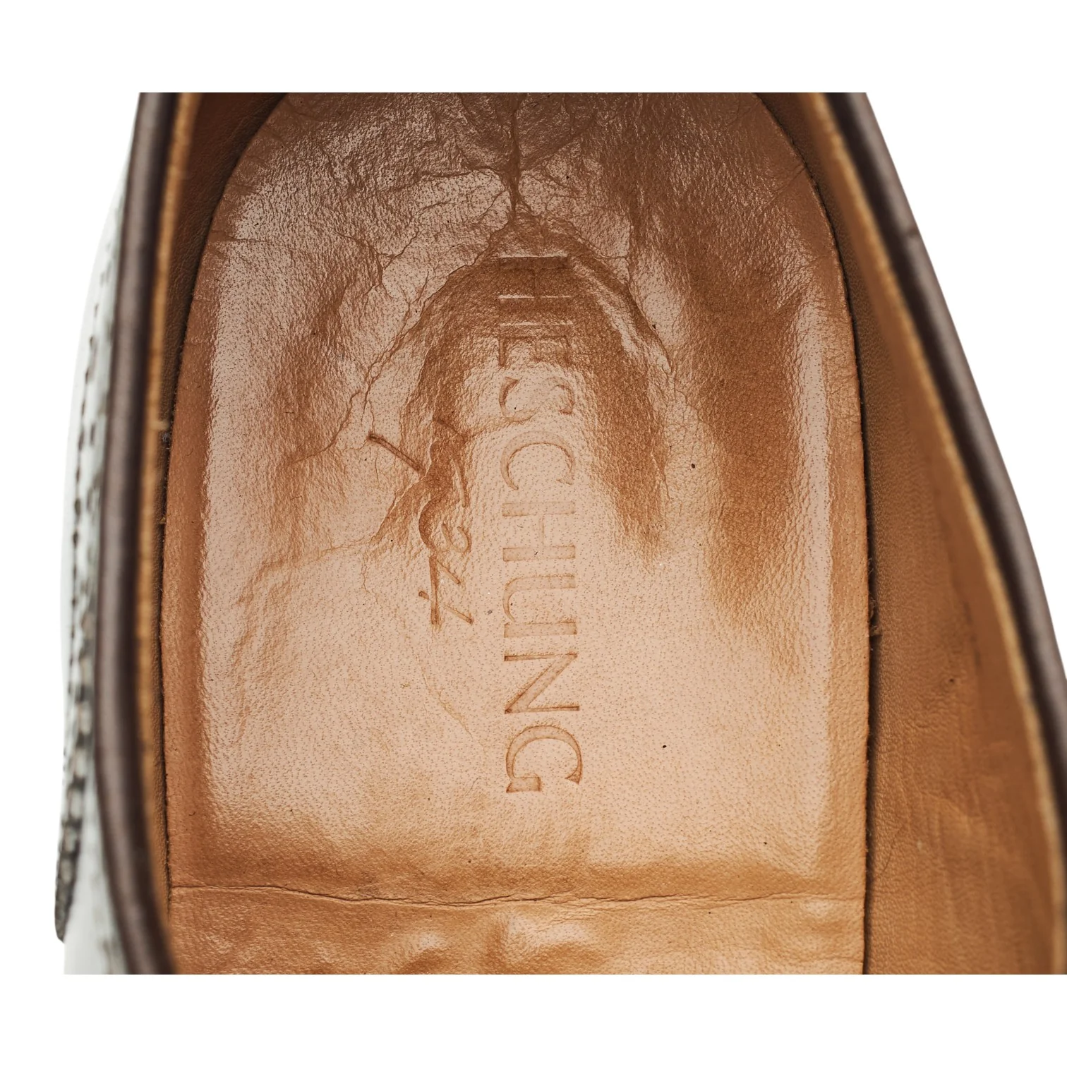 Women's 'Cox' Brown / Silver Leather Derby Brogues UK 6.5 - Image 6