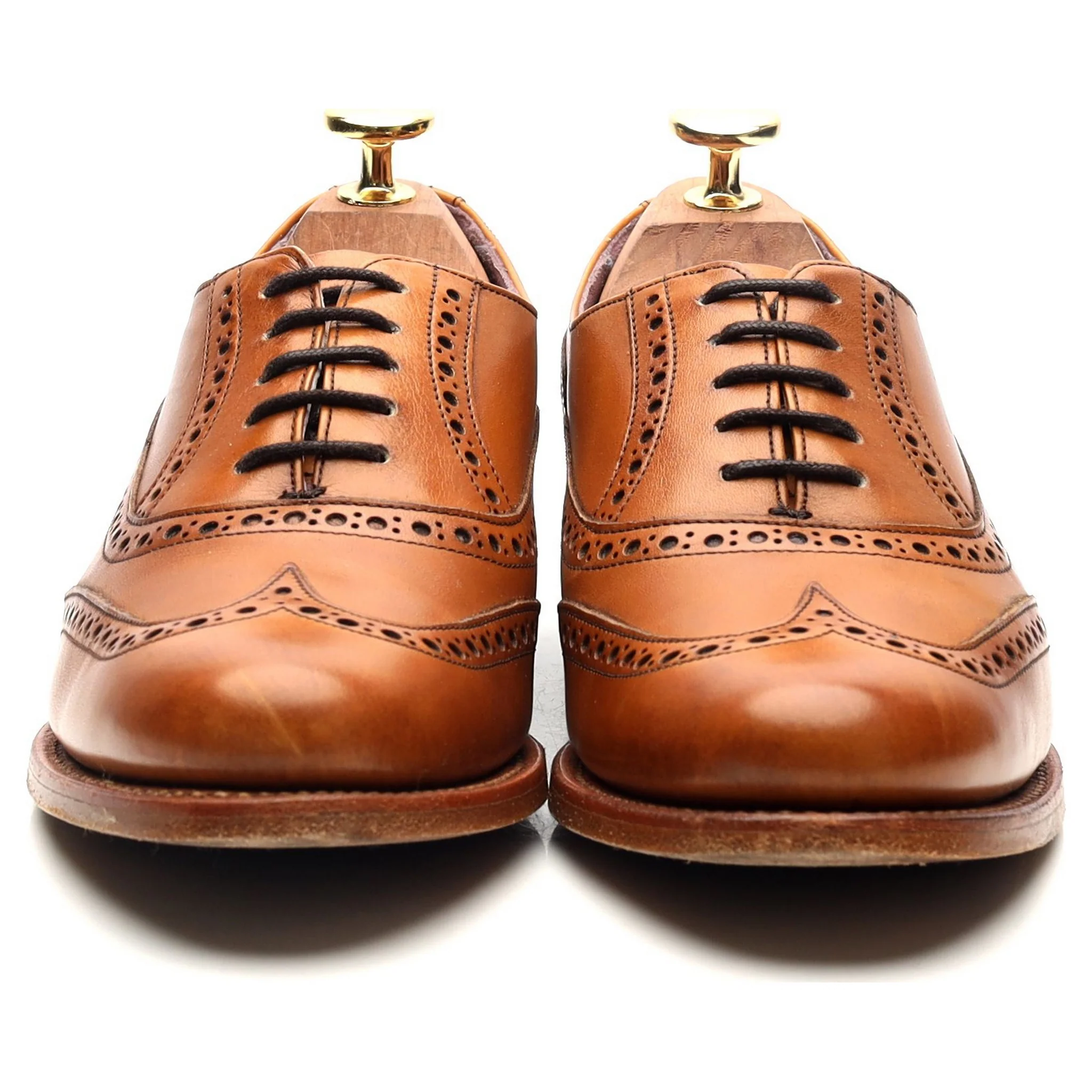 Women's 'Freya' Tan Brown Leather Oxford UK 4.5 D - Image 8