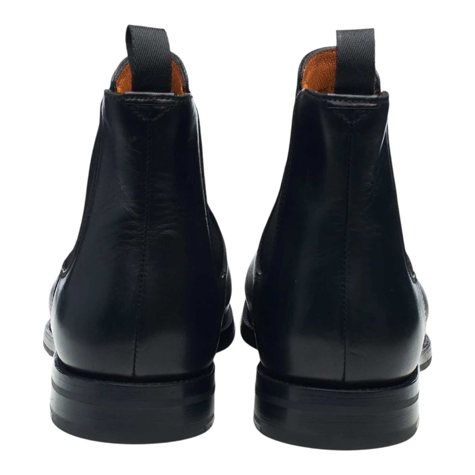 Women's 'Monmouth' Black Leather Chelsea Boots UK 3.5 EU 36.5 - Image 4