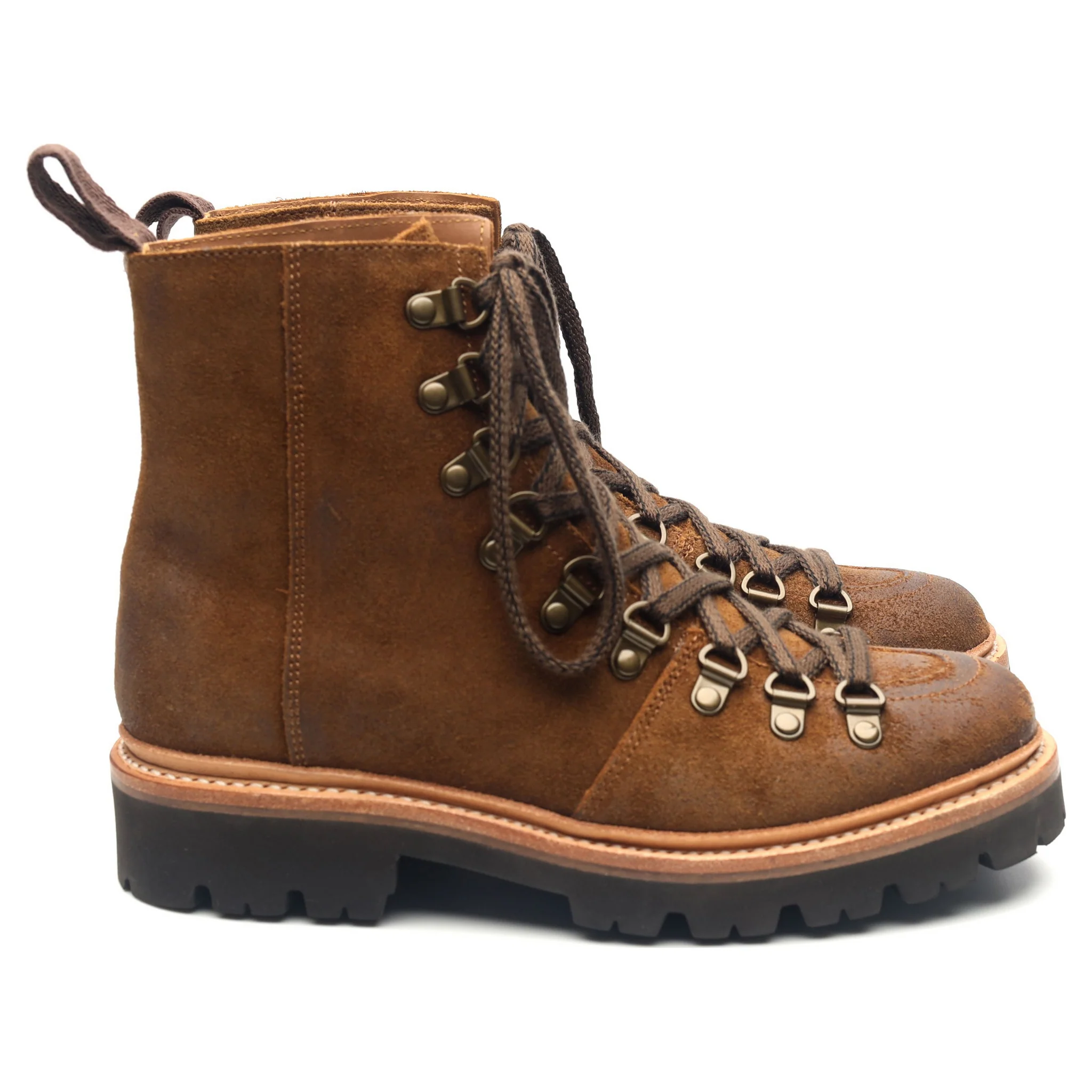 Women's 'Nanette' Brown Suede Hiker Boots UK 4 - Image 6
