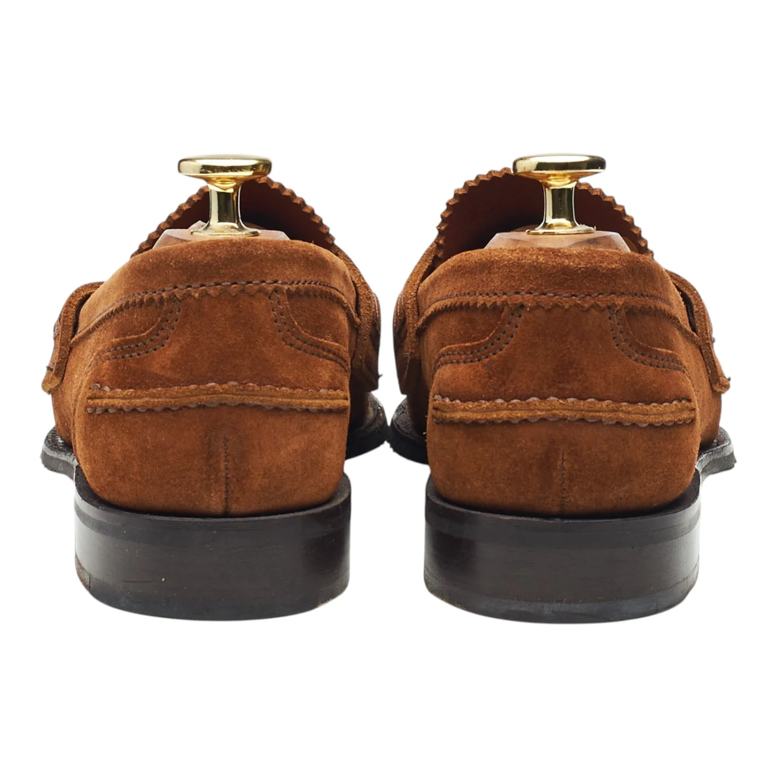 Women's 'Polly' Snuff Brown Suede Tassel Loafers UK 3 D - Image 4