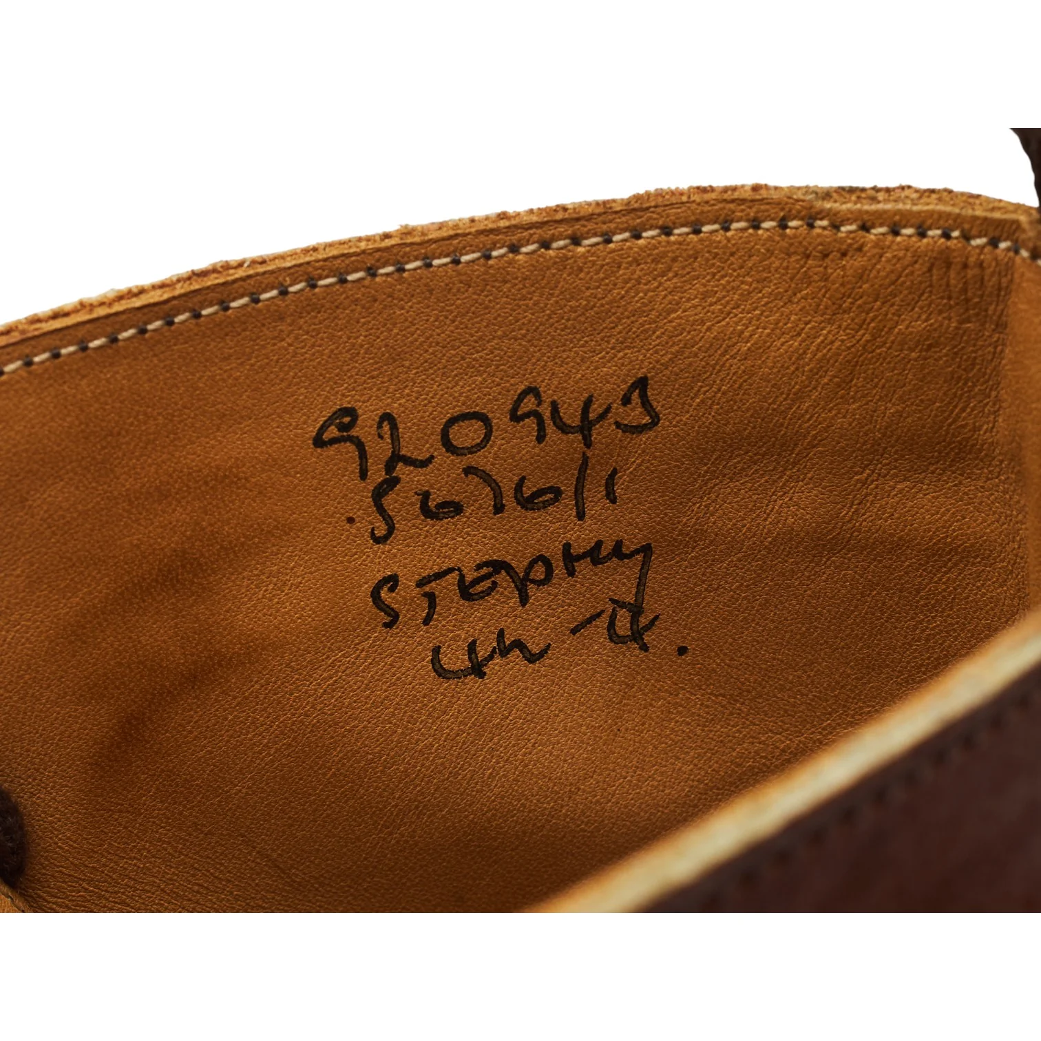 Women's 'Stephy' Tan Brown Leather Brogue Boots UK 4.5 - Image 7