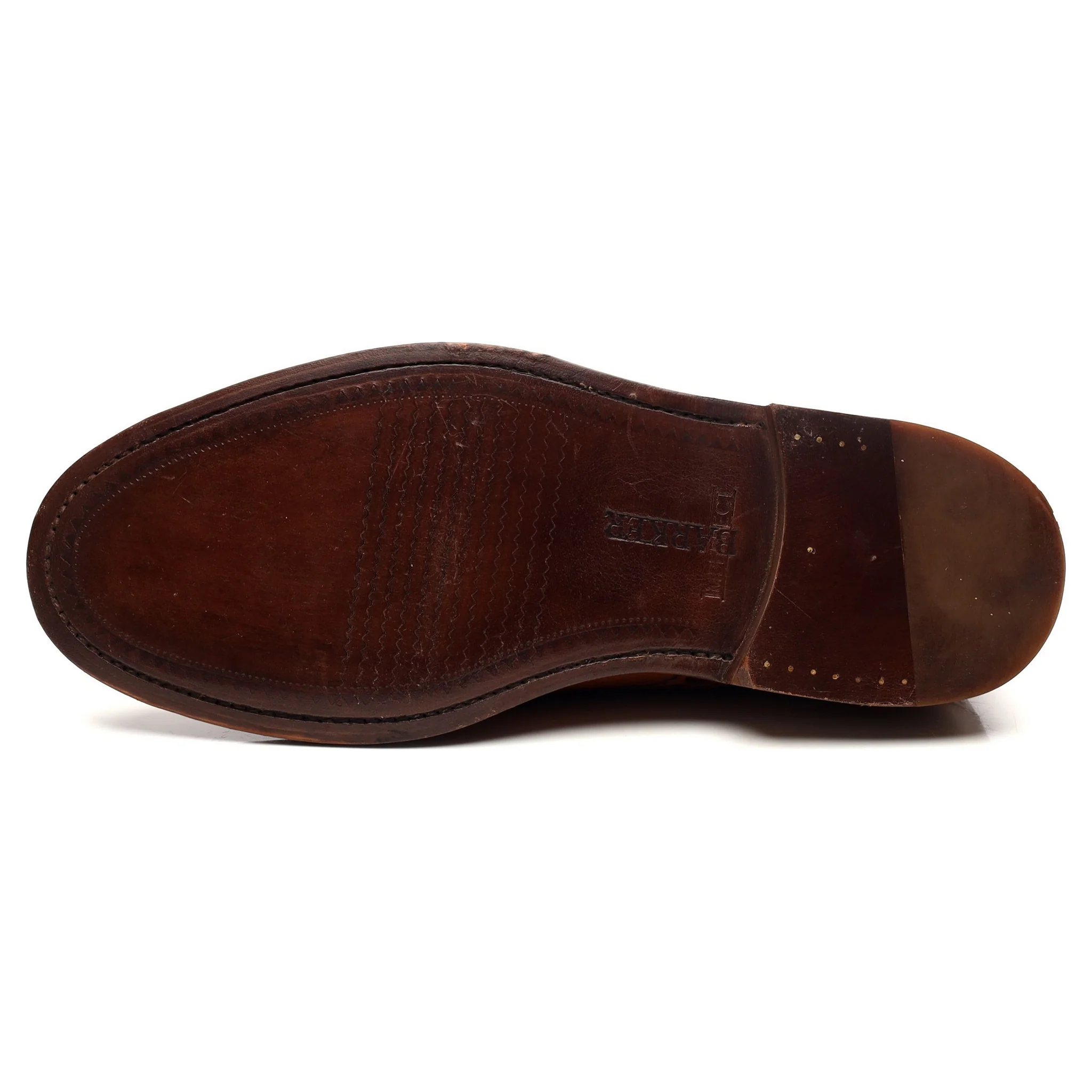Women's Tan Brown Leather Oxford Brogues UK 6 F - Image 10