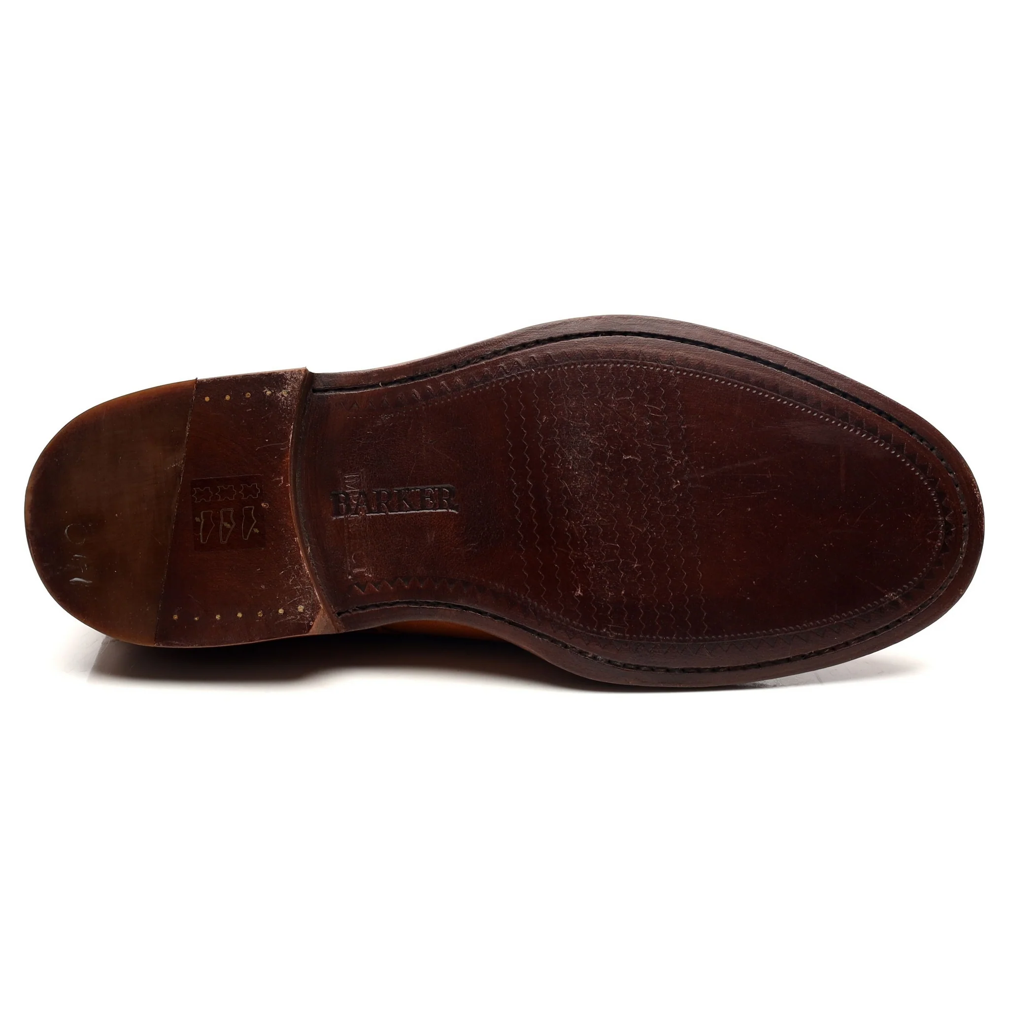 Women's Tan Brown Leather Oxford Brogues UK 6 F - Image 11