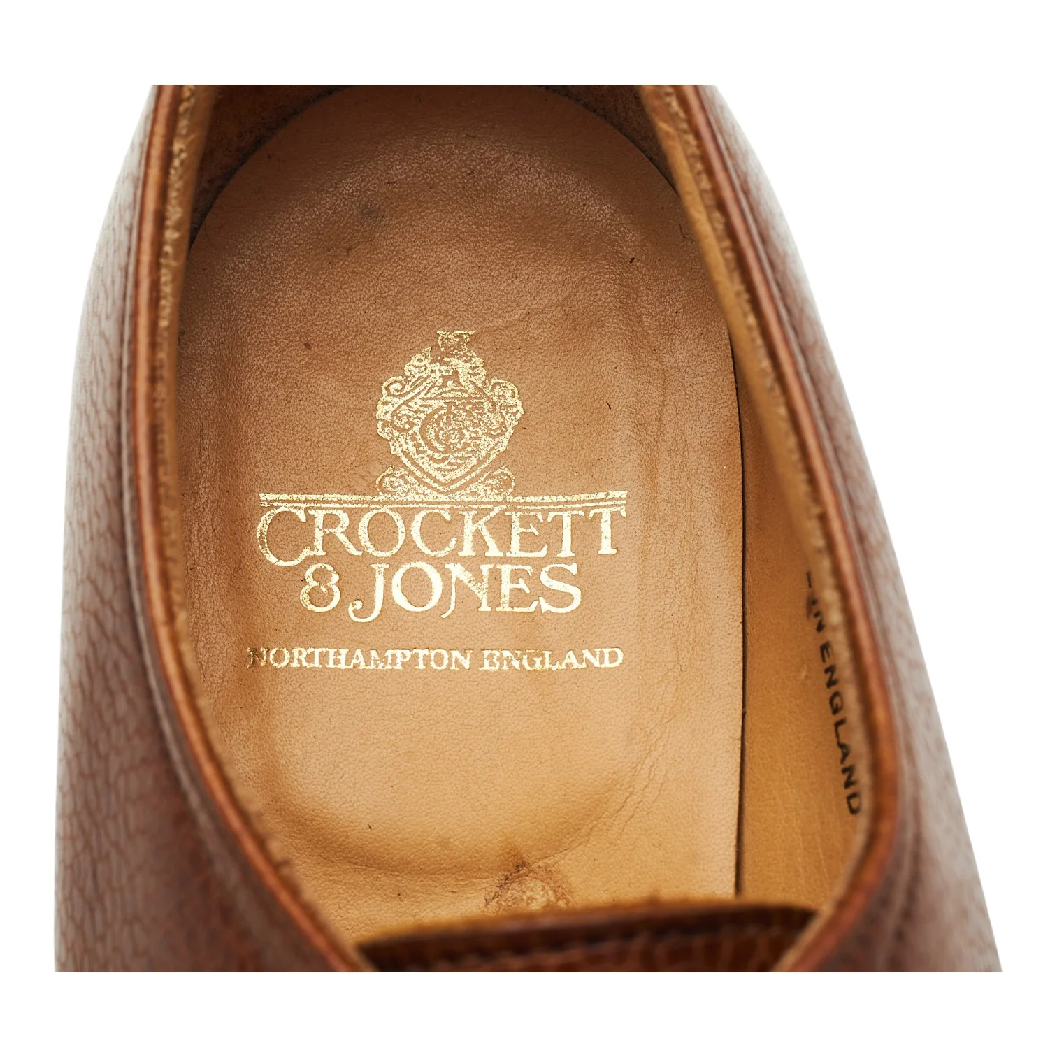 Women's 'Yarmouth' Tan Brown Leather Derby UK 4.5 C - Image 6