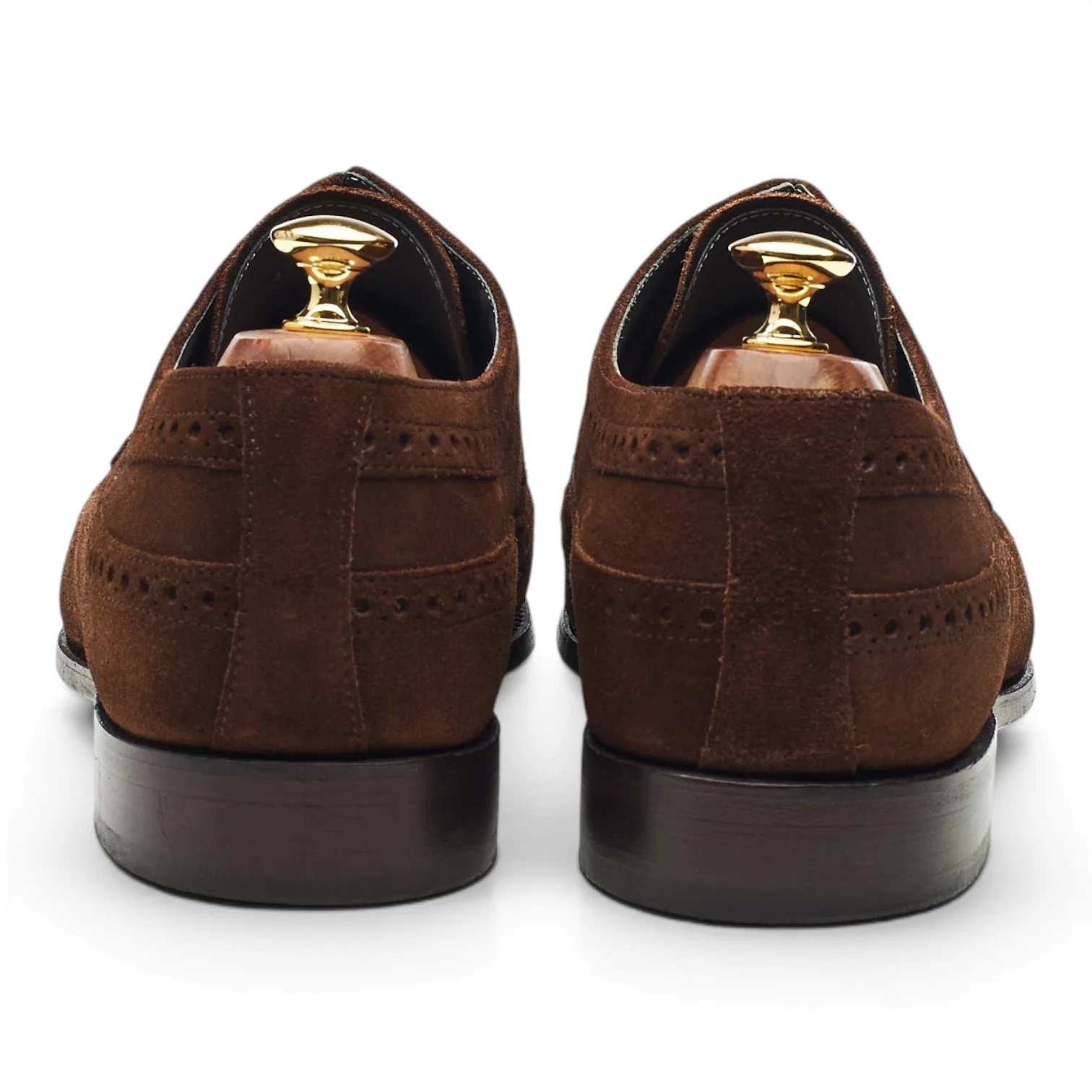 'Woodbridge' Brown Suede Derby Brogues UK 10 G - Image 5