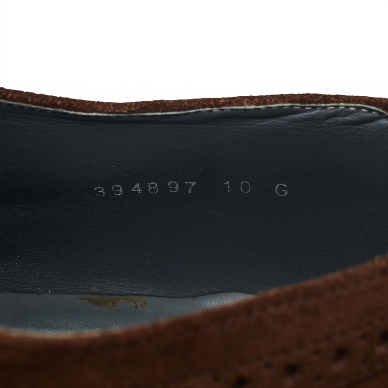 'Woodbridge' Brown Suede Derby Brogues UK 10 G - Image 8