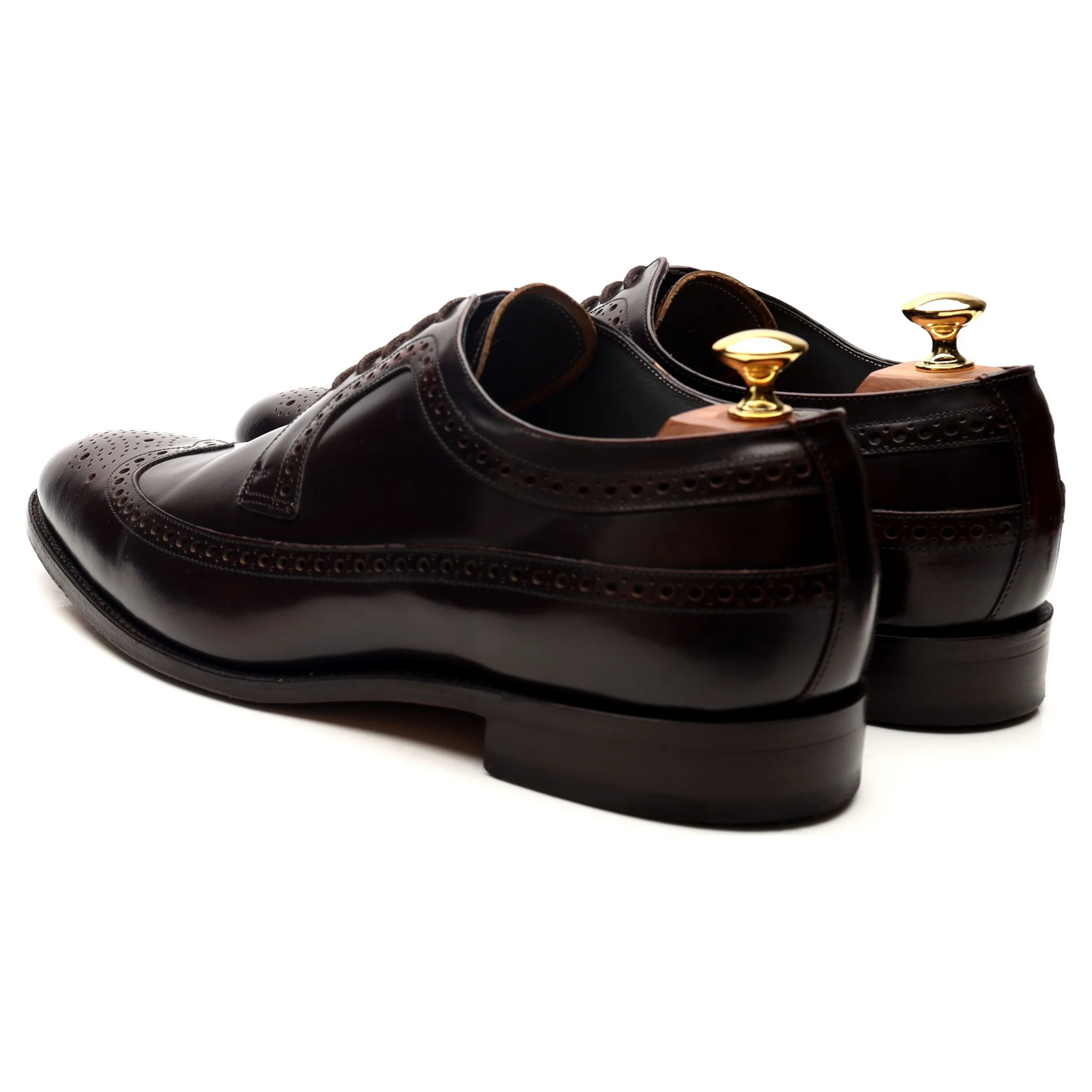 'Woodbridge' Dark Brown Leather Derby Brogues UK 9.5 G - Image 3