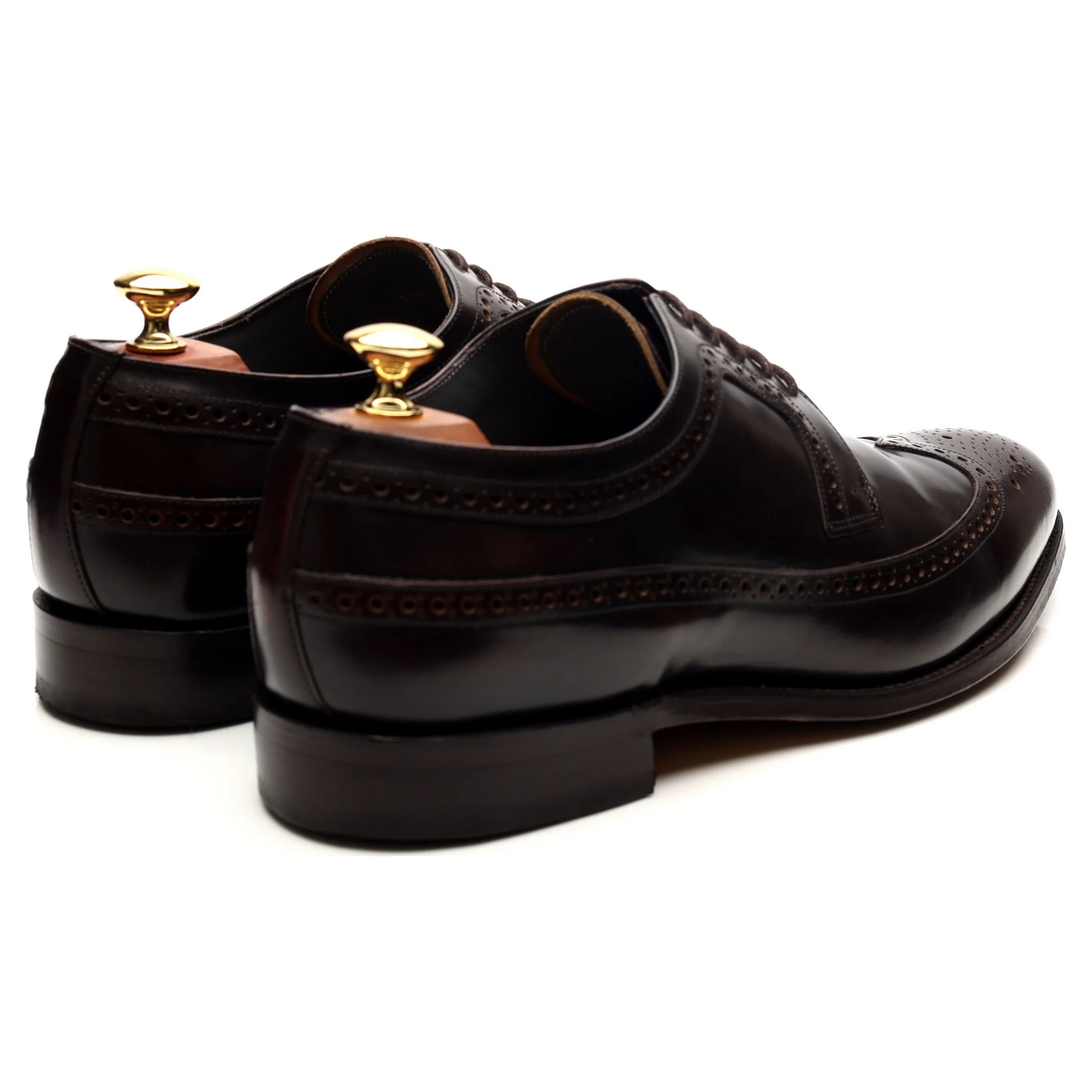 'Woodbridge' Dark Brown Leather Derby Brogues UK 9.5 G - Image 5