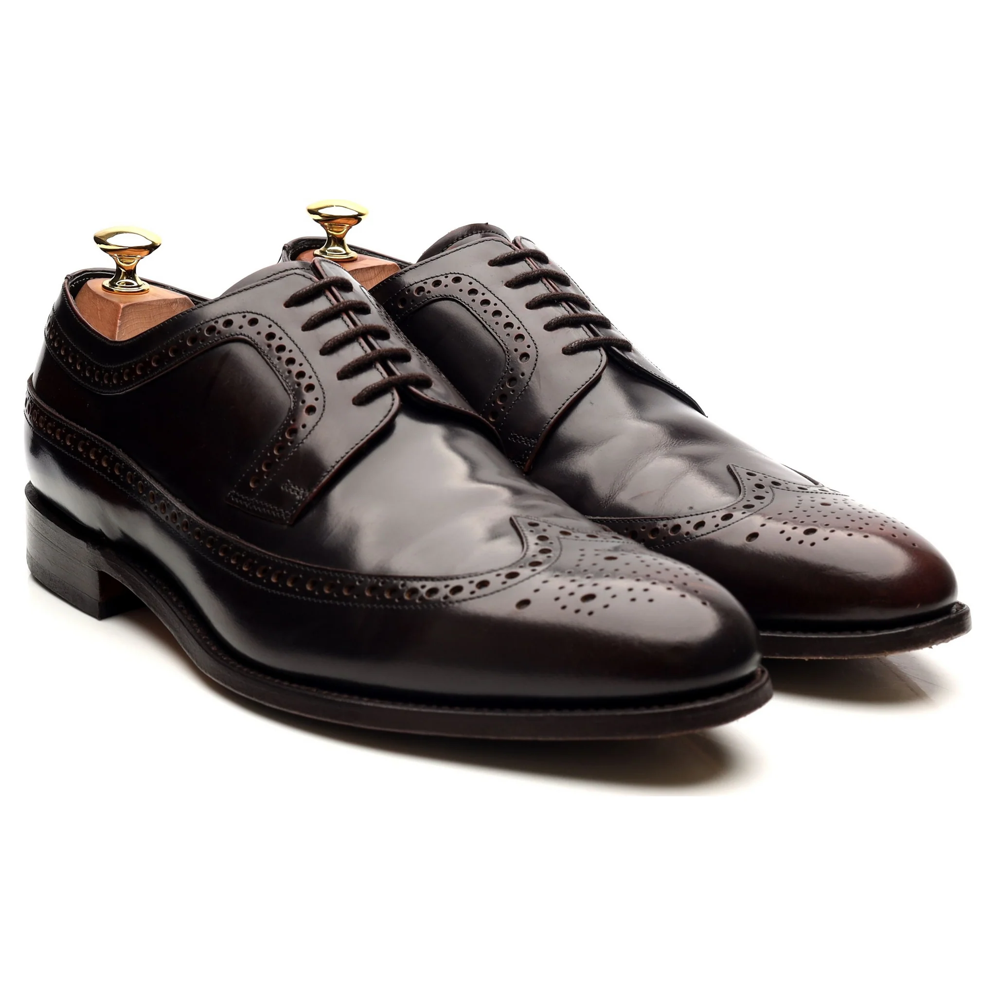'Woodbridge' Dark Brown Leather Derby Brogues UK 9.5 G - Image 7