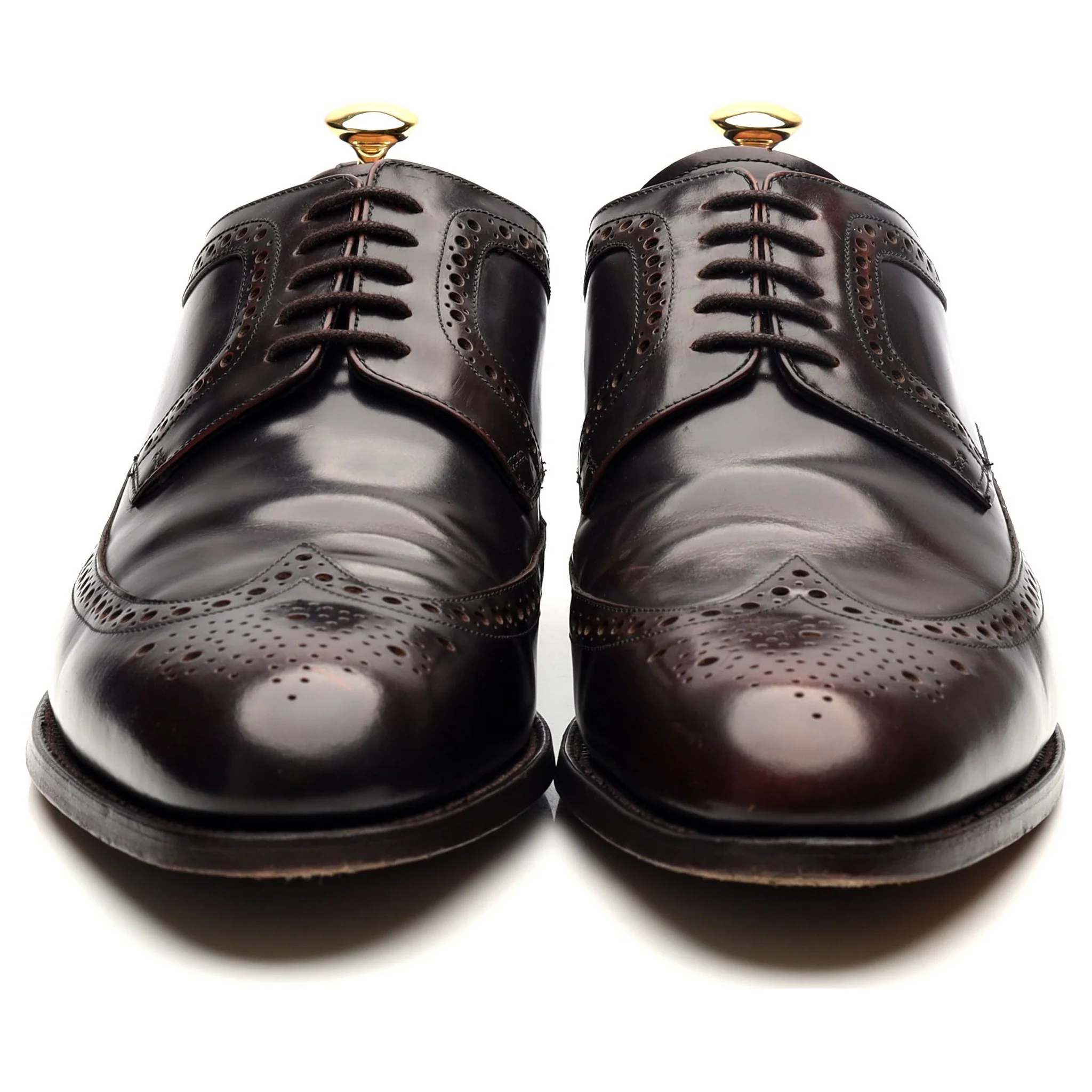 'Woodbridge' Dark Brown Leather Derby Brogues UK 9.5 G - Image 8