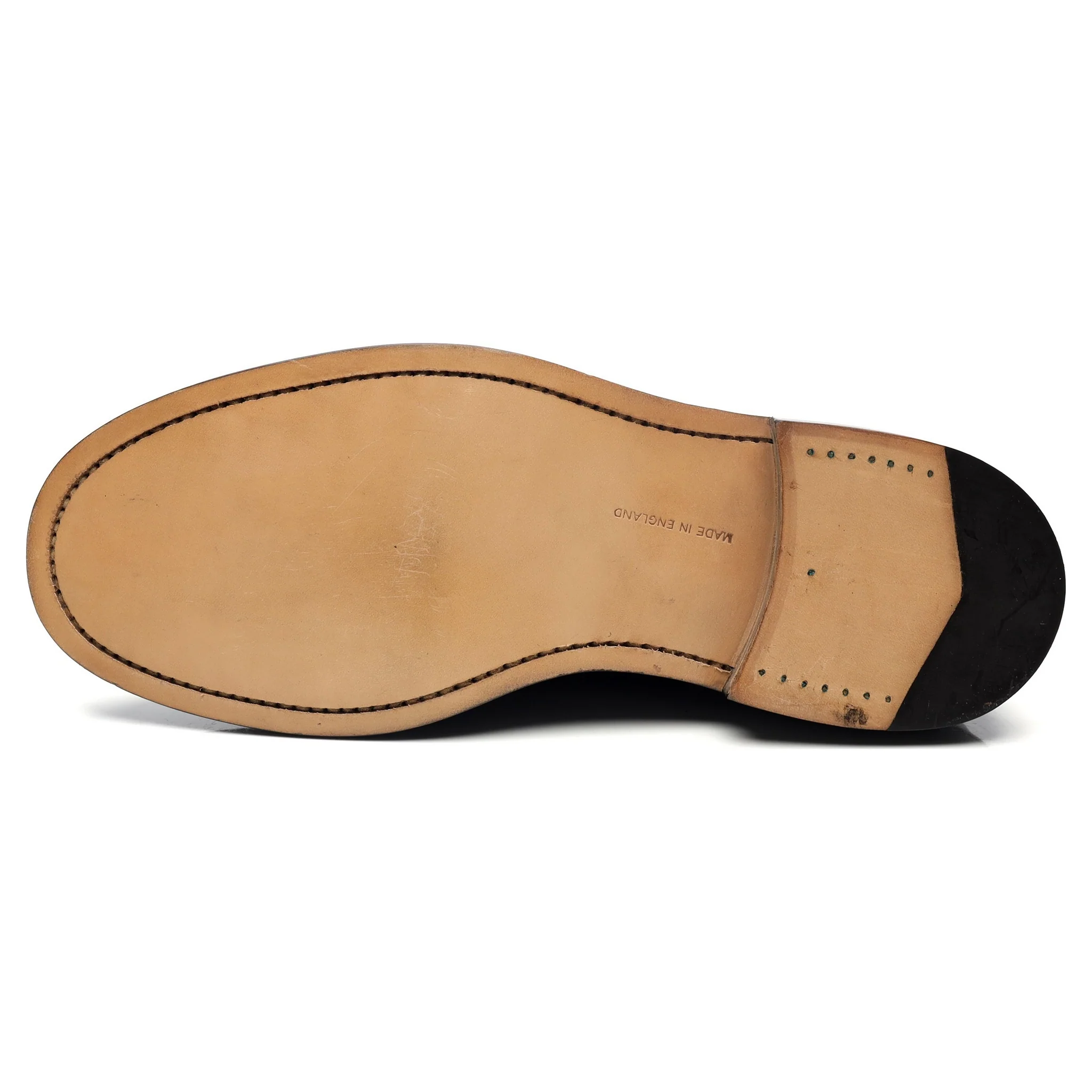 'Woodstock' Black Leather Derby UK 10 - Image 10
