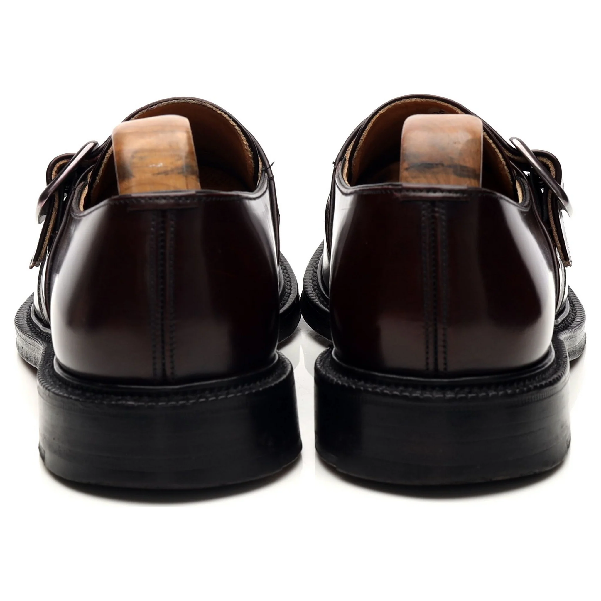 'Wrexham' Burgundy Leather Monk Strap UK 6 F - Image 4