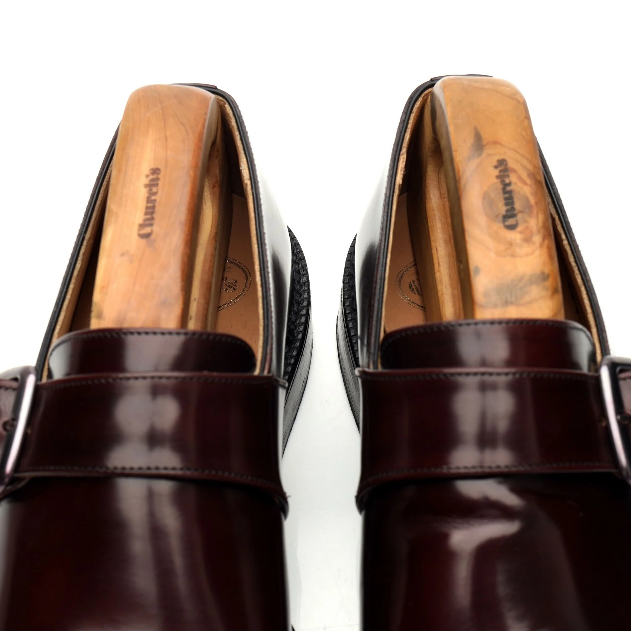 'Wrexham' Burgundy Leather Monk Strap UK 6 F - Image 6
